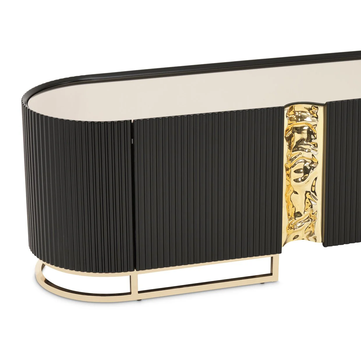 Lisbon Media Cabinet - Silken Matte Black - Image 5
