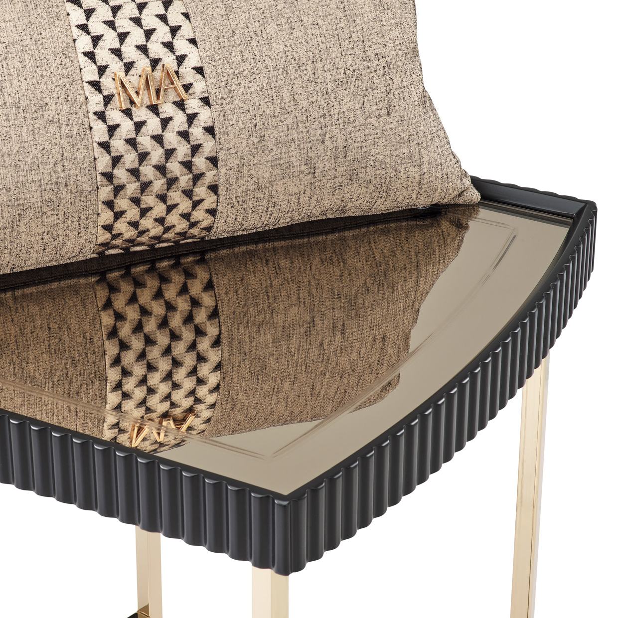 Lisbon Side Table - Silken Matte Black - Image 6