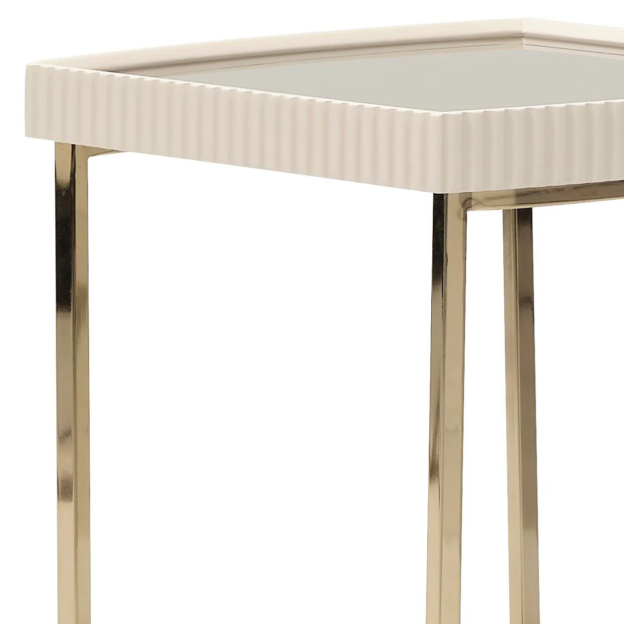 Lisbon Side Table - Silken Matte Cream - Image 4