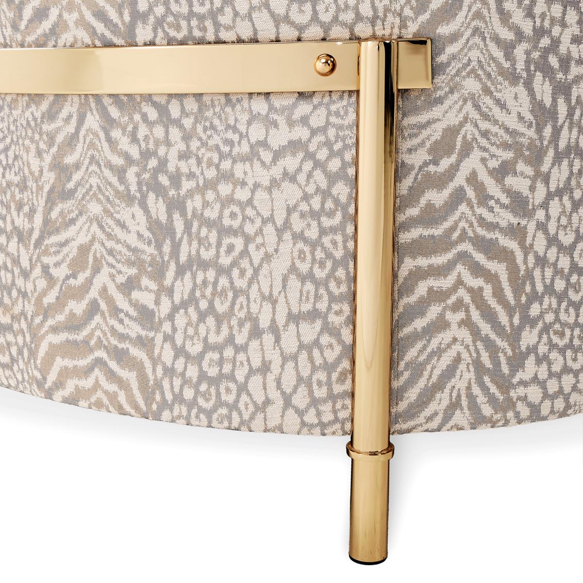 Lisbon Sofa - Opal/Gold - Image 9