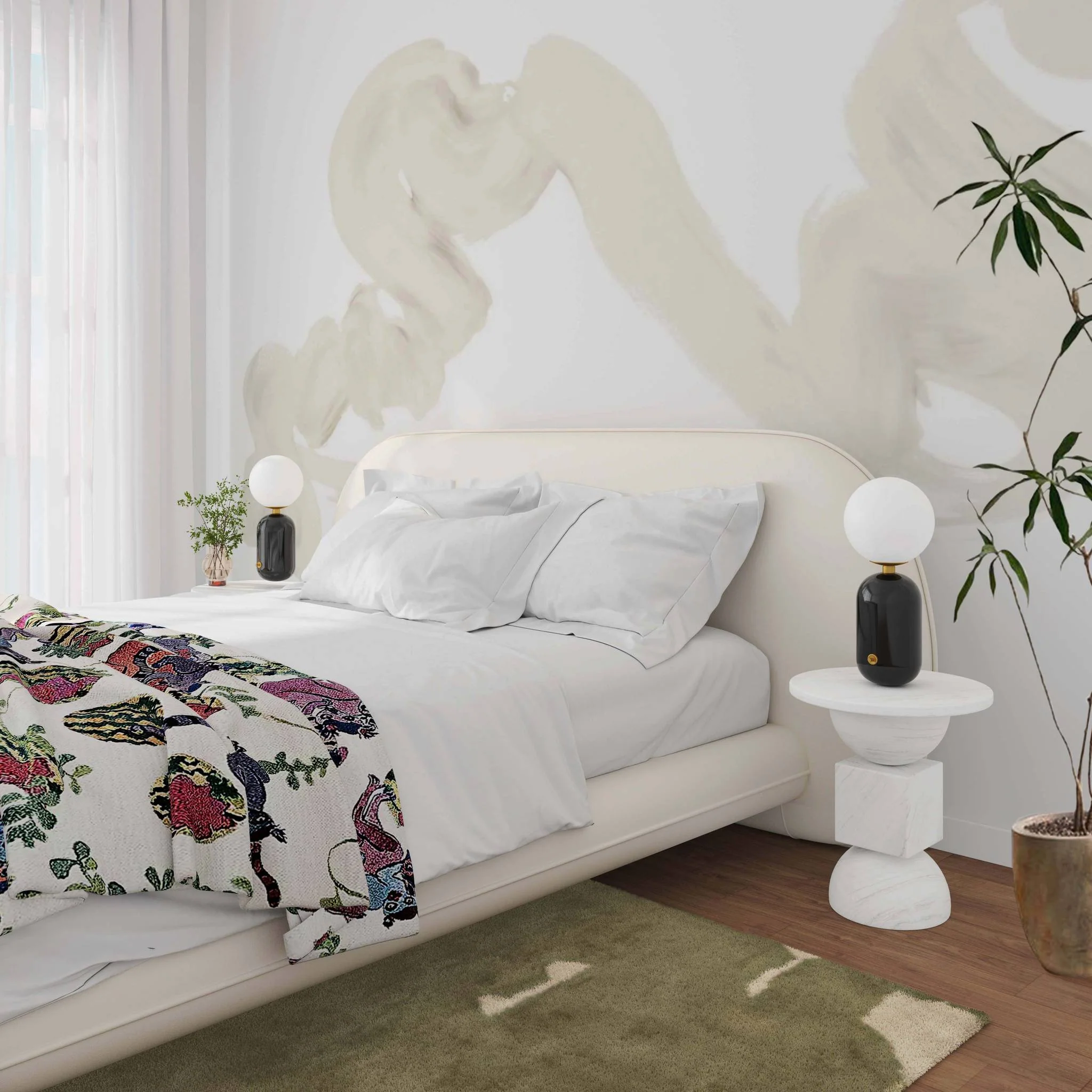 Liza Black Table Lamp - Image 2