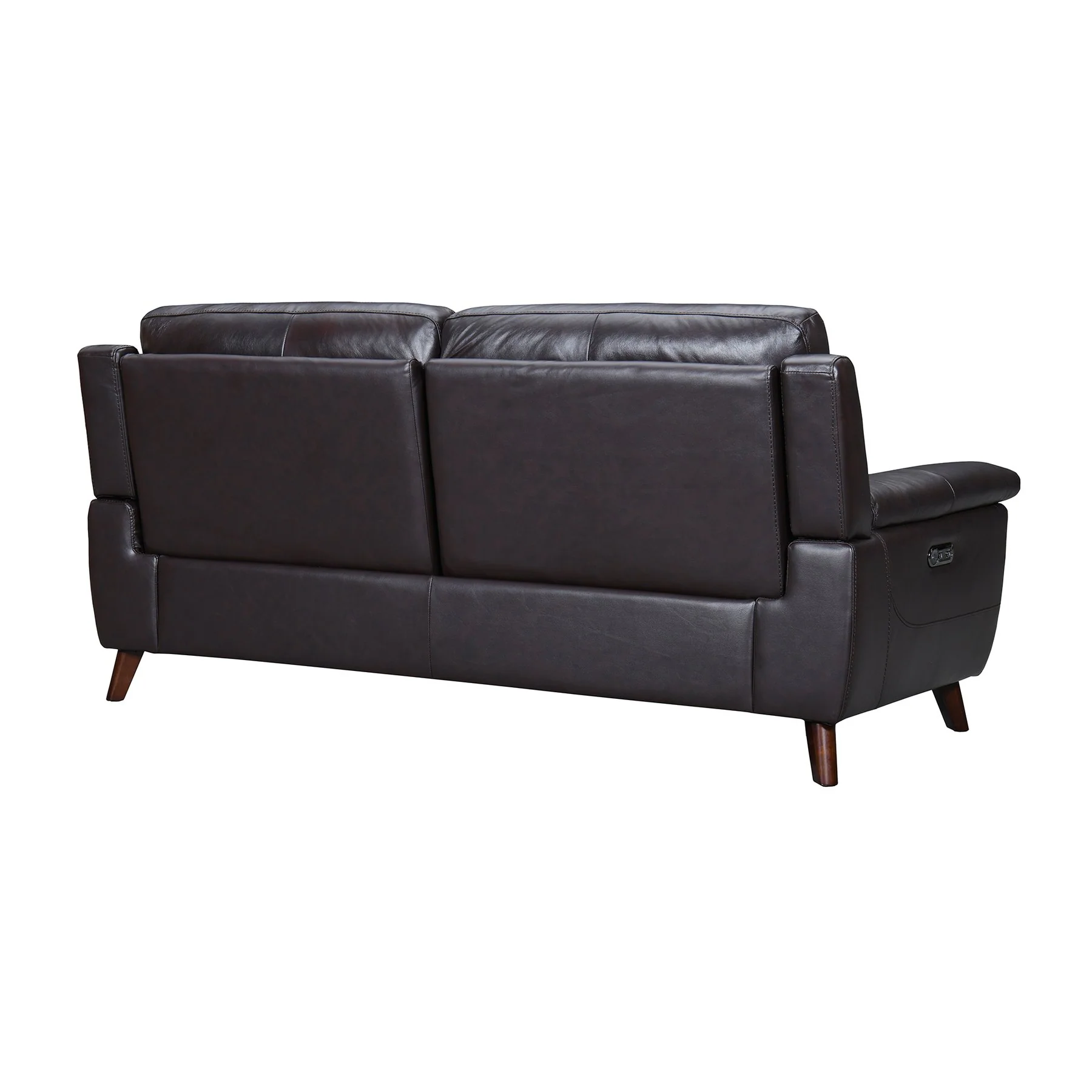 Lizette Brown Leather Power Recliner 3 Piece Living Room Set with USB - Image 4