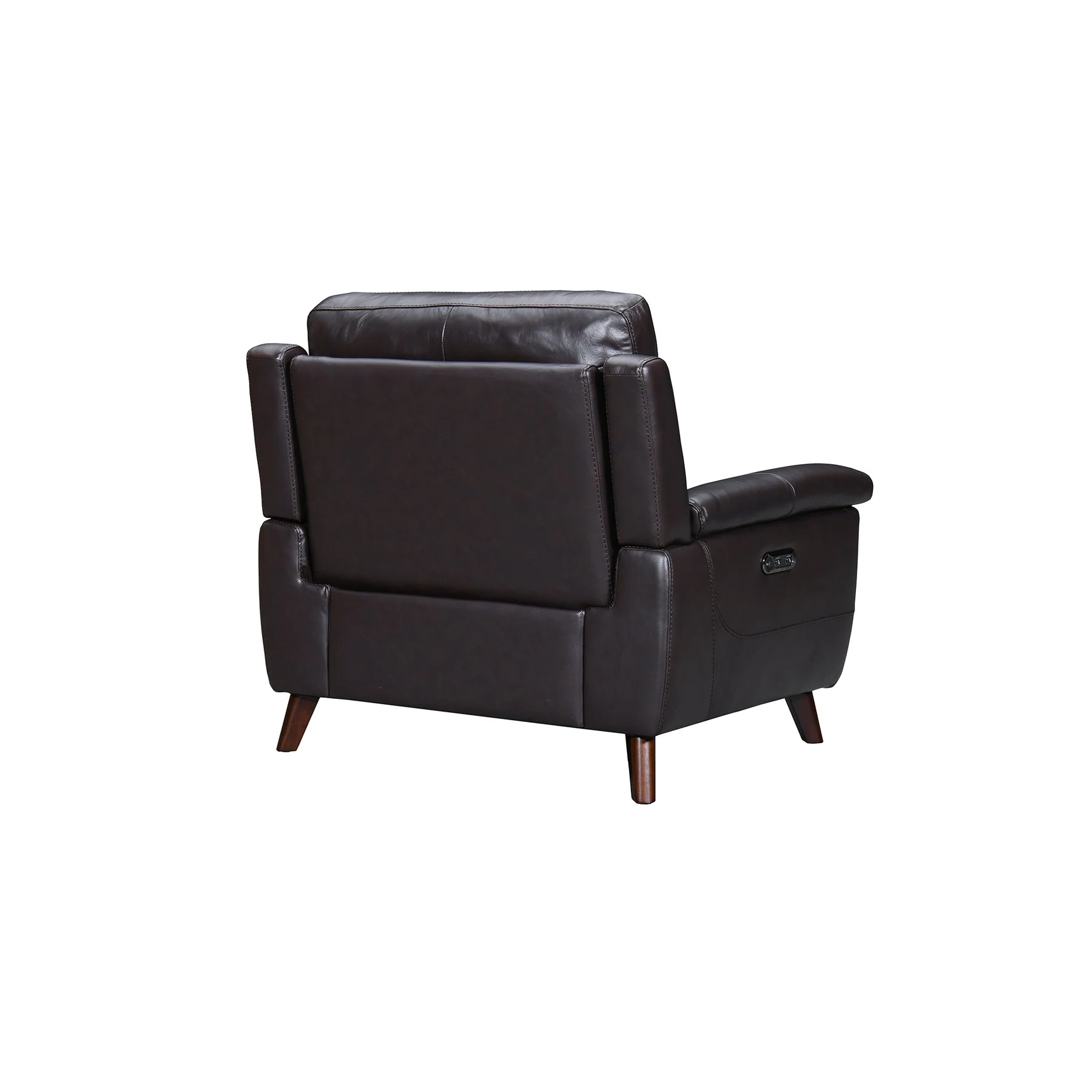 Lizette Brown Leather Power Recliner with USB - Image 3