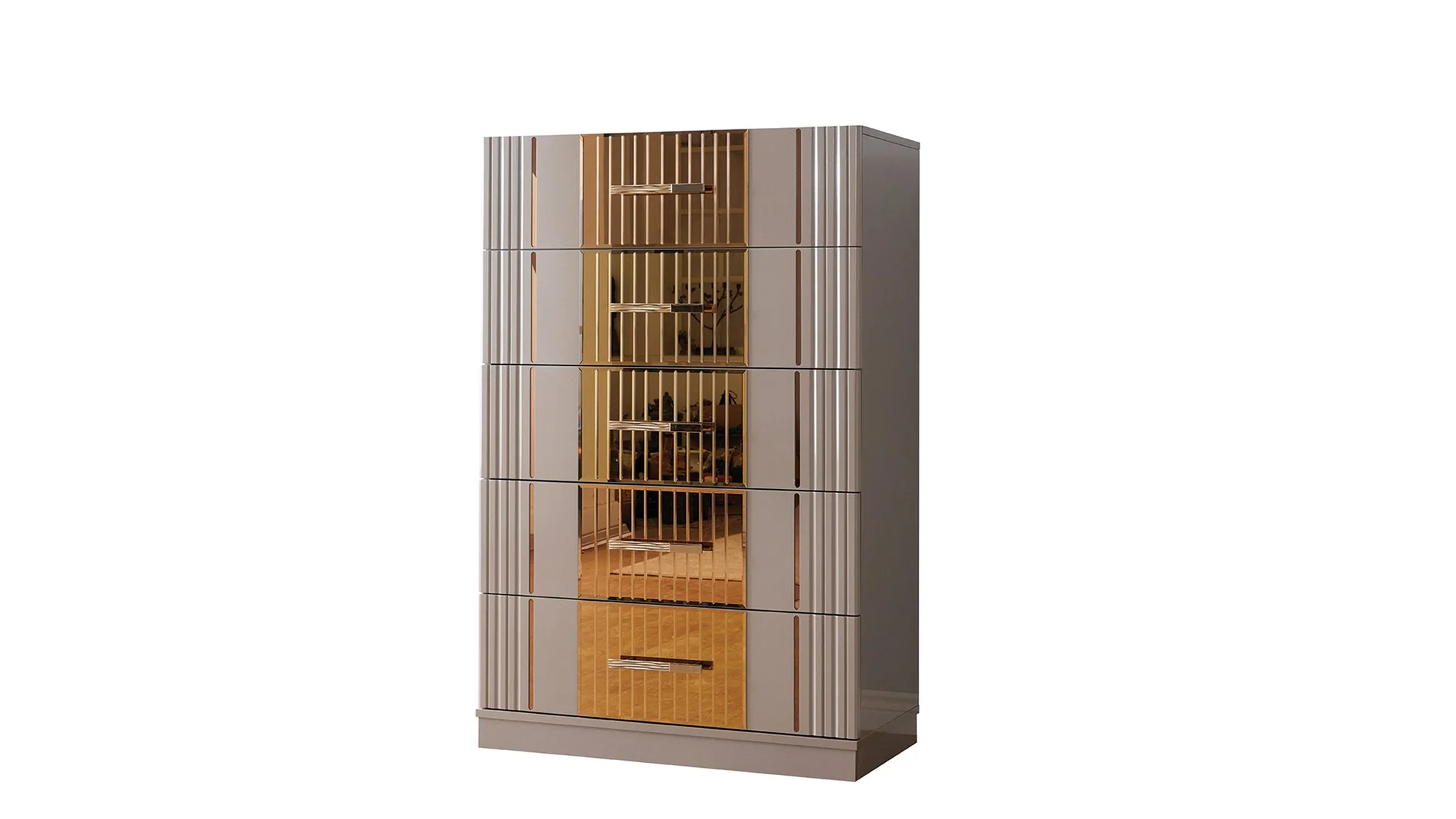 Lorenzo King 5 Pc Bedroom Set River Sand - Image 17