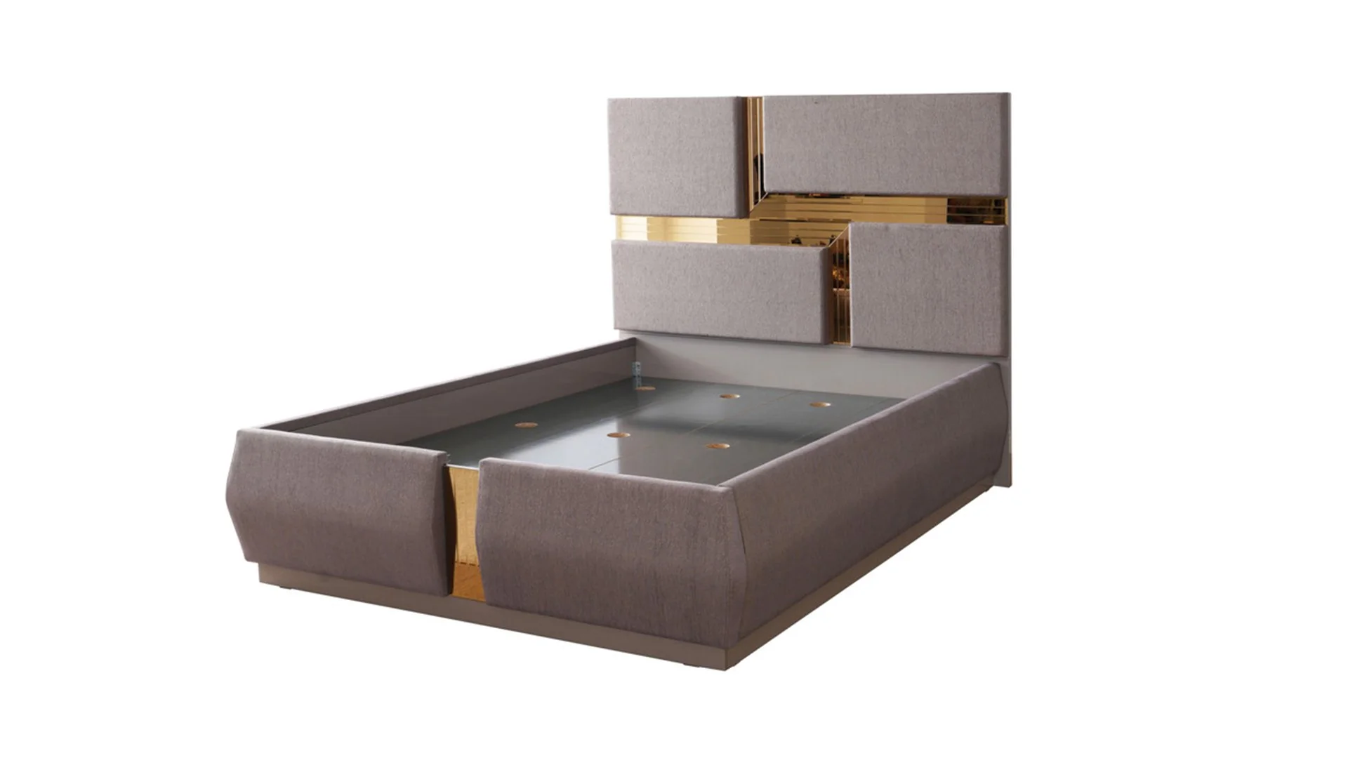 Lorenzo Queen 4 Pc Bedroom Set River Sand - Image 2