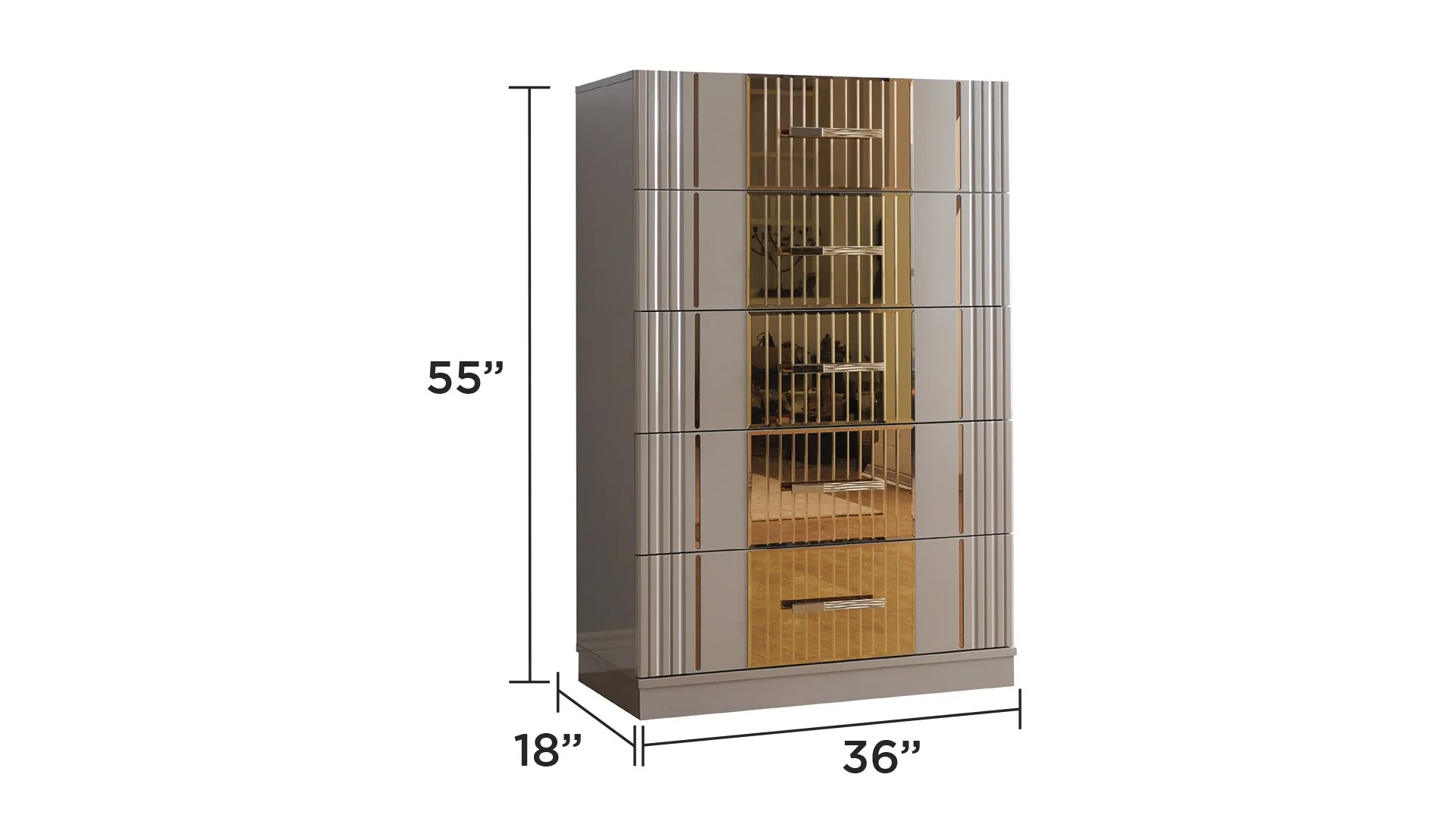Lorenzo Queen 5 Pc Bedroom Set River Sand - Image 18
