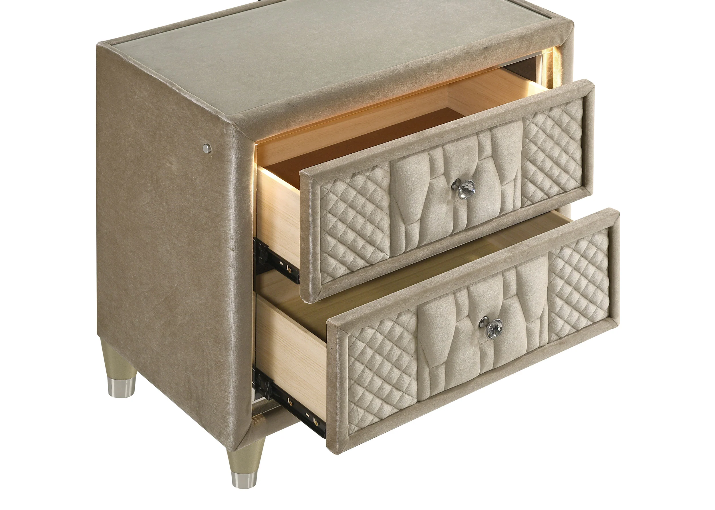 Lorient Nightstand with LED Lighting - Image 10