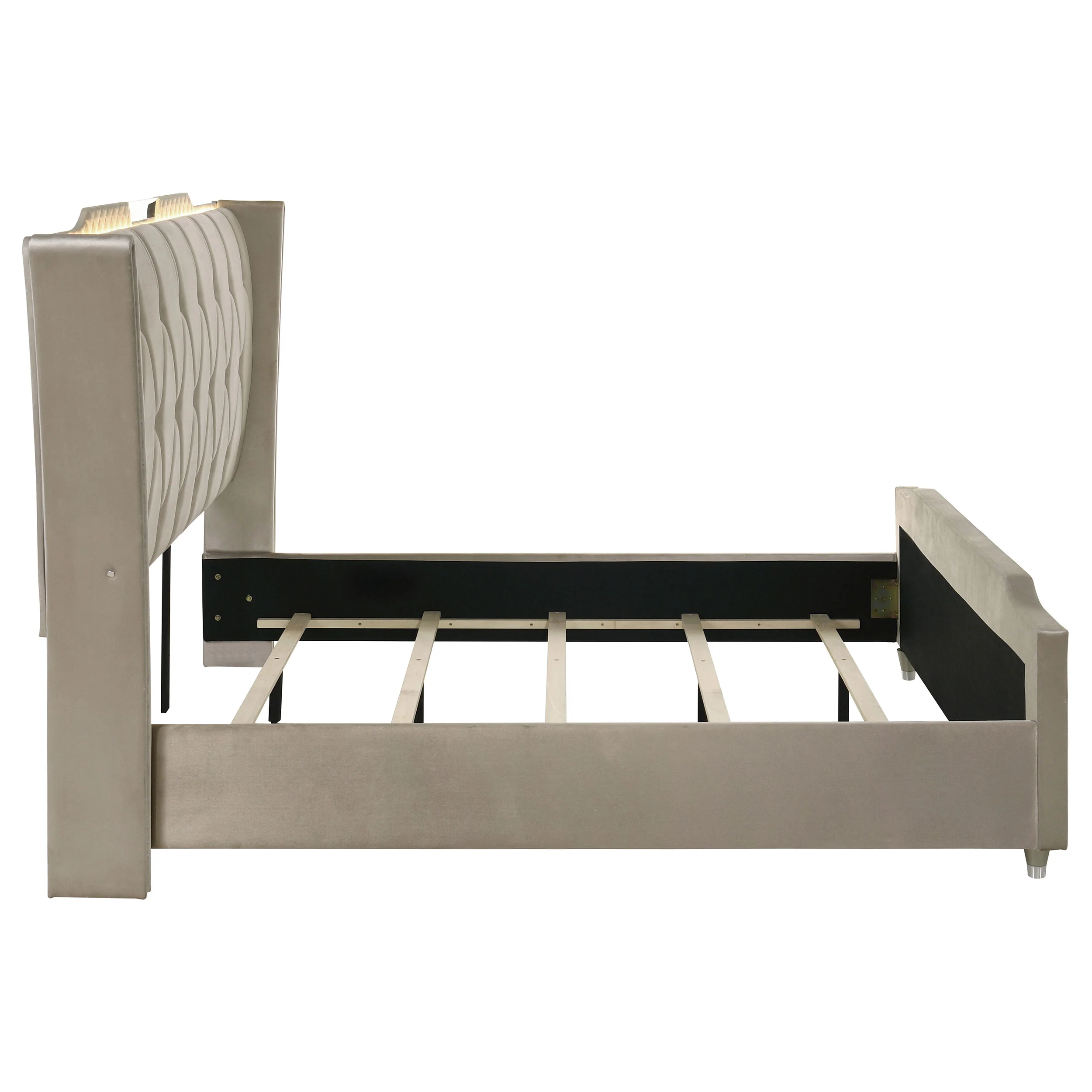 Lorient Wingback Bed with LED Lighting - Image 19