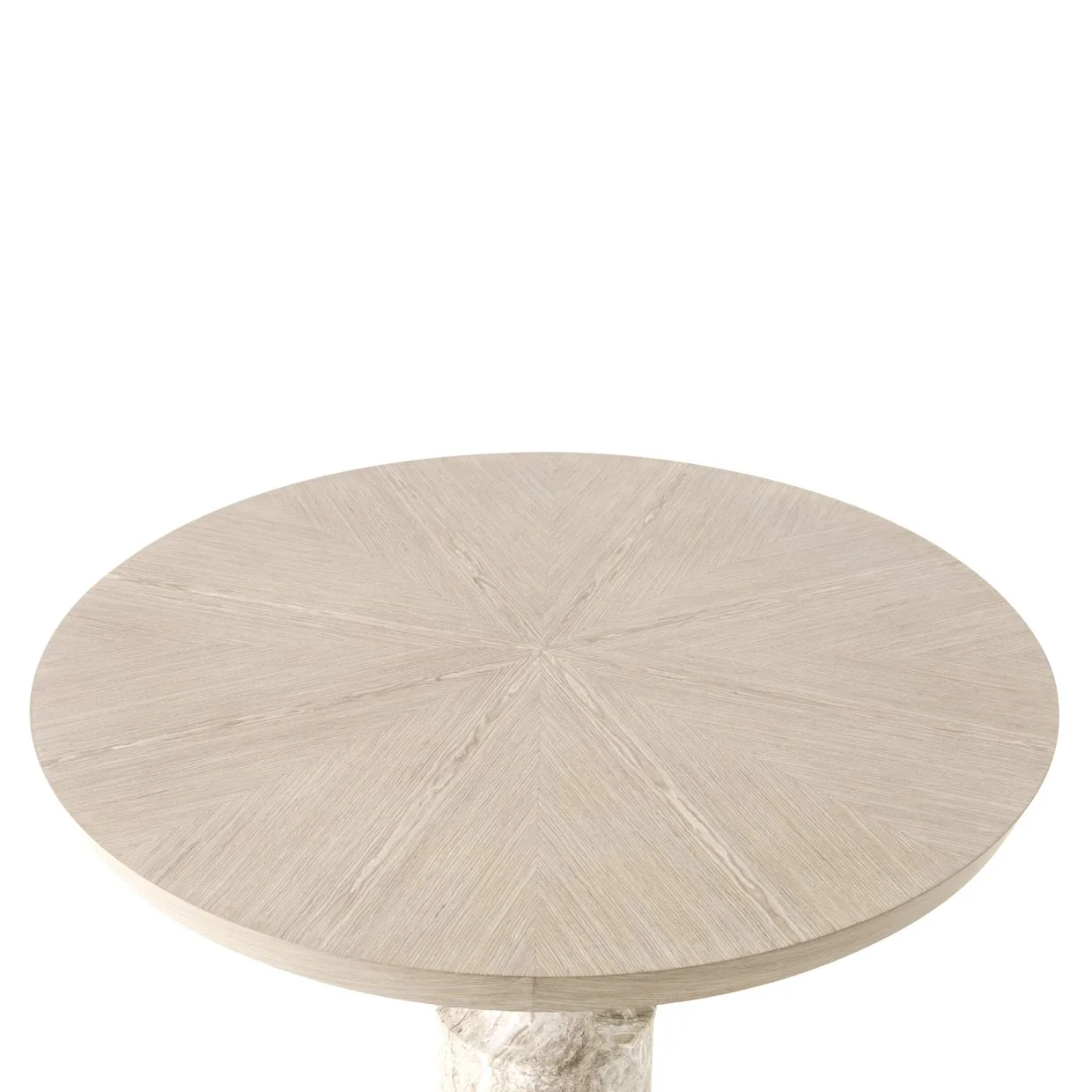 Lotus Bay 40" Round Gathering Table - Sand - Image 2