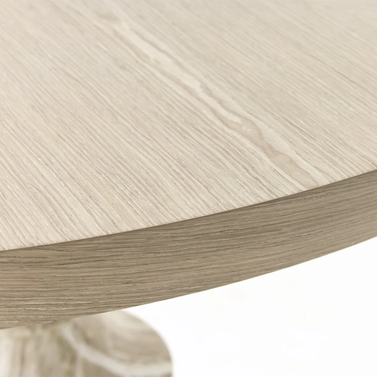 Lotus Bay 40" Round Gathering Table - Sand - Image 7
