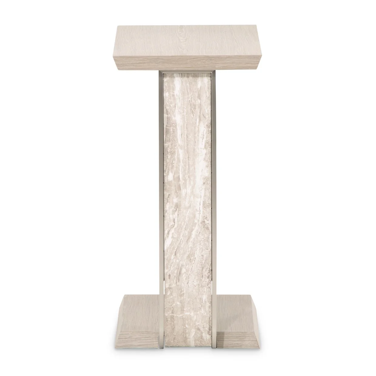 Lotus Bay C-Shaped Accent Table - Sand - Image 2
