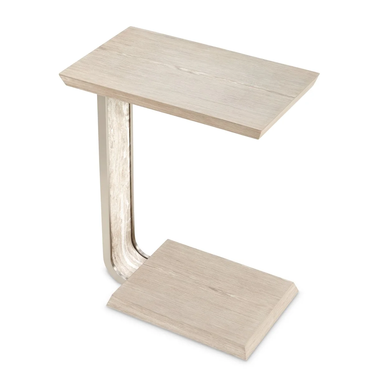 Lotus Bay C-Shaped Accent Table - Sand - Image 5