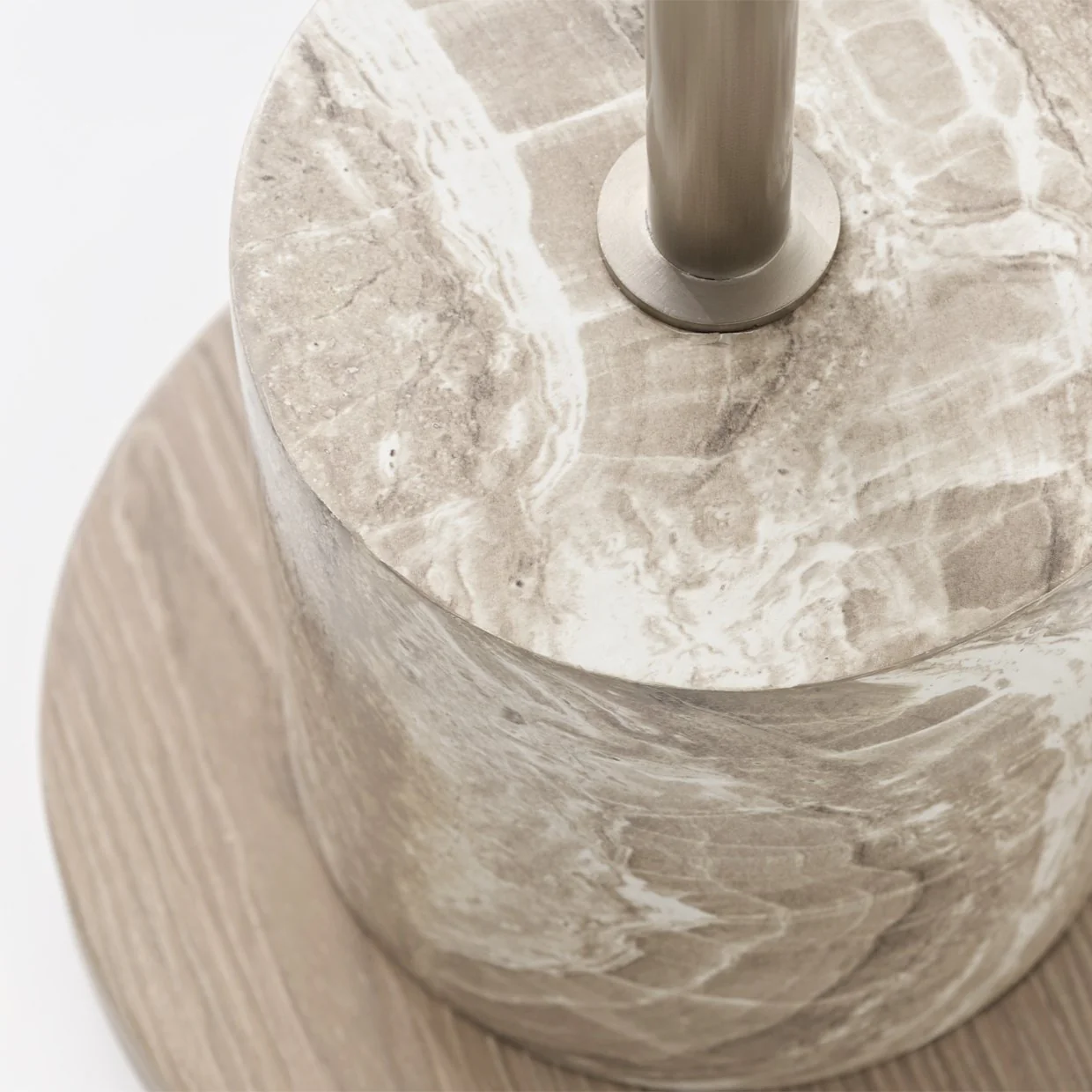 Lotus Bay Chairside Table - Sand - Image 5