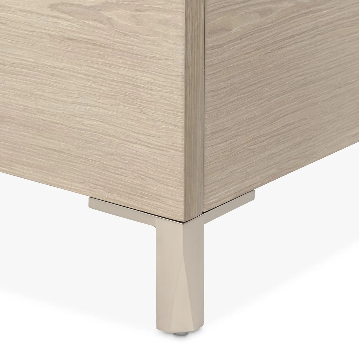 Lotus Bay Twin Panel Bed with LED Lights - Sand - Image 7