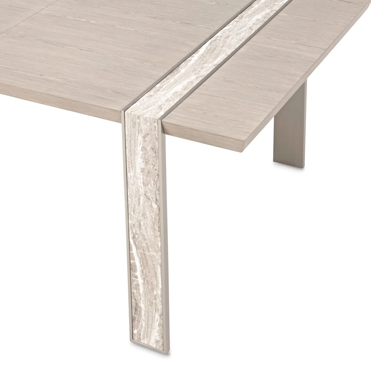 Lotus Bay Wide Rectangular Dining Table - Sand - Image 6