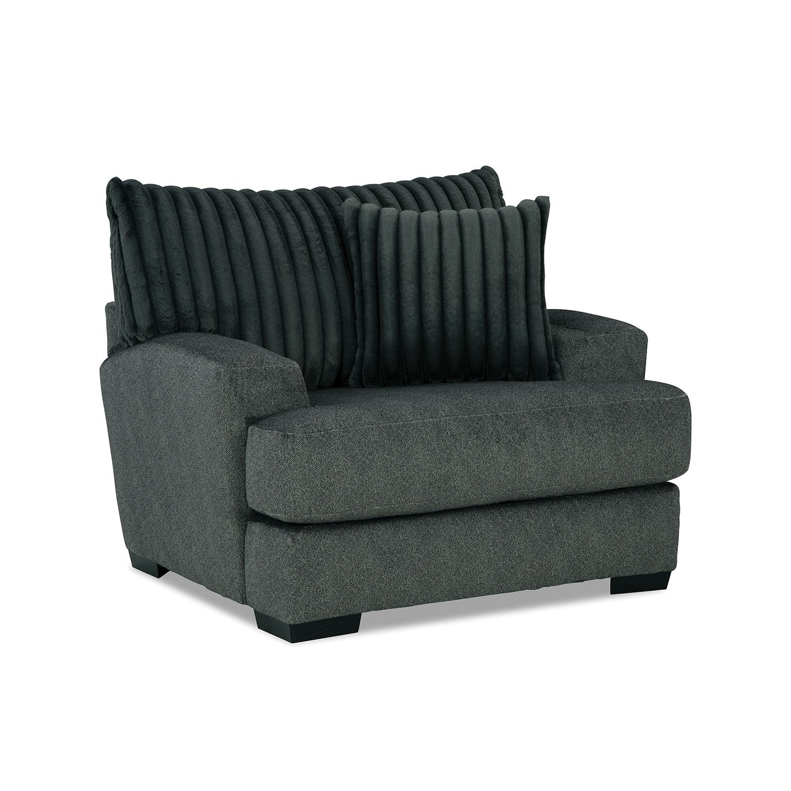 Loughlin Chair, Gun Metal - Image 3