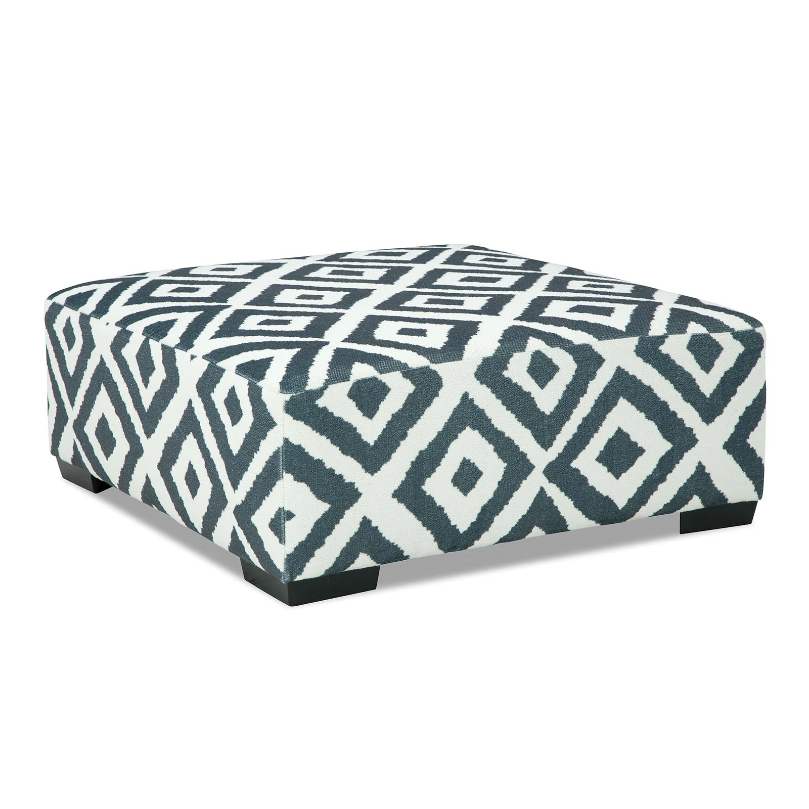Loughton Ottoman, Gun Metal - Image 3