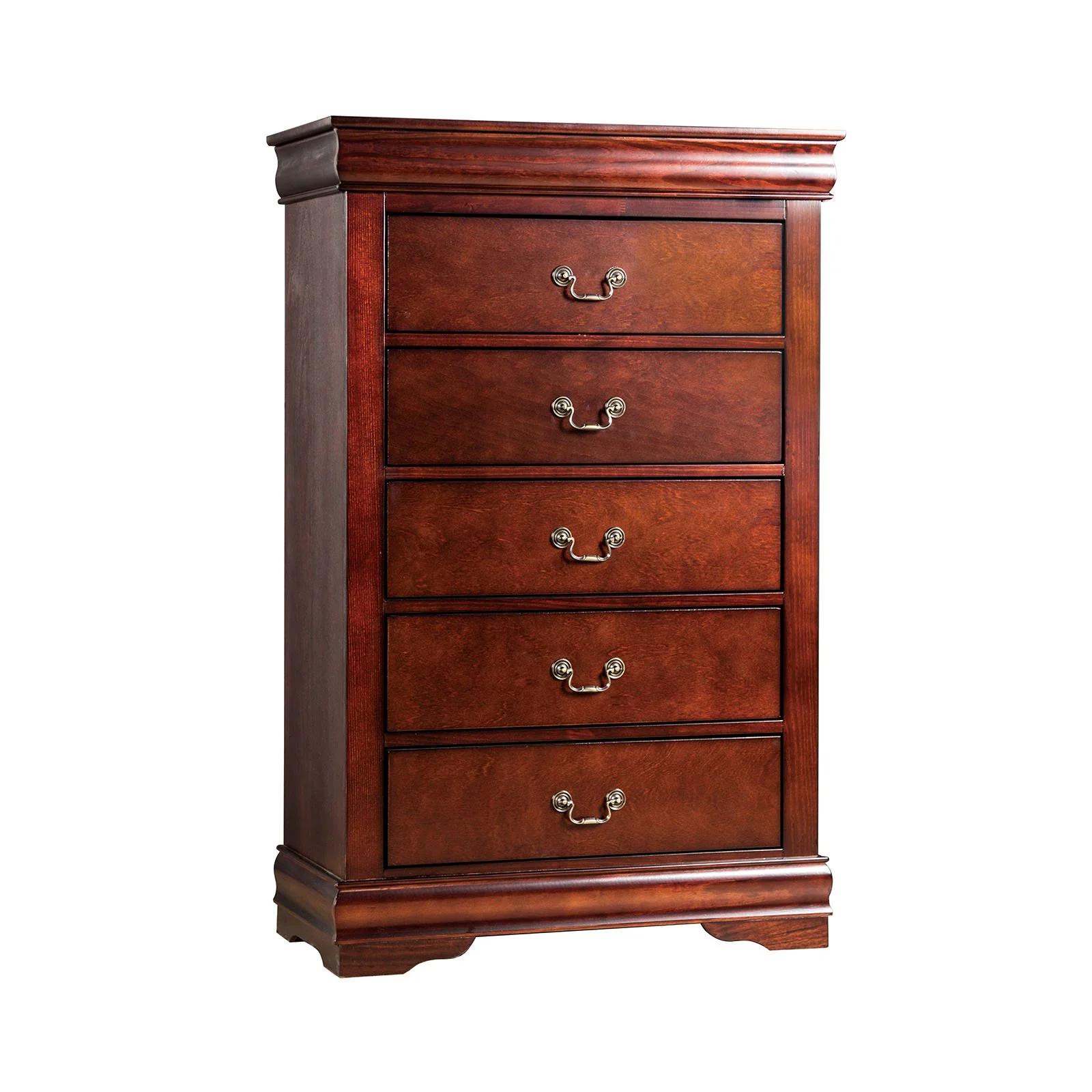 Louis Philippe 5 Pc. Queen Bedroom Set w/ Chest - Image 4