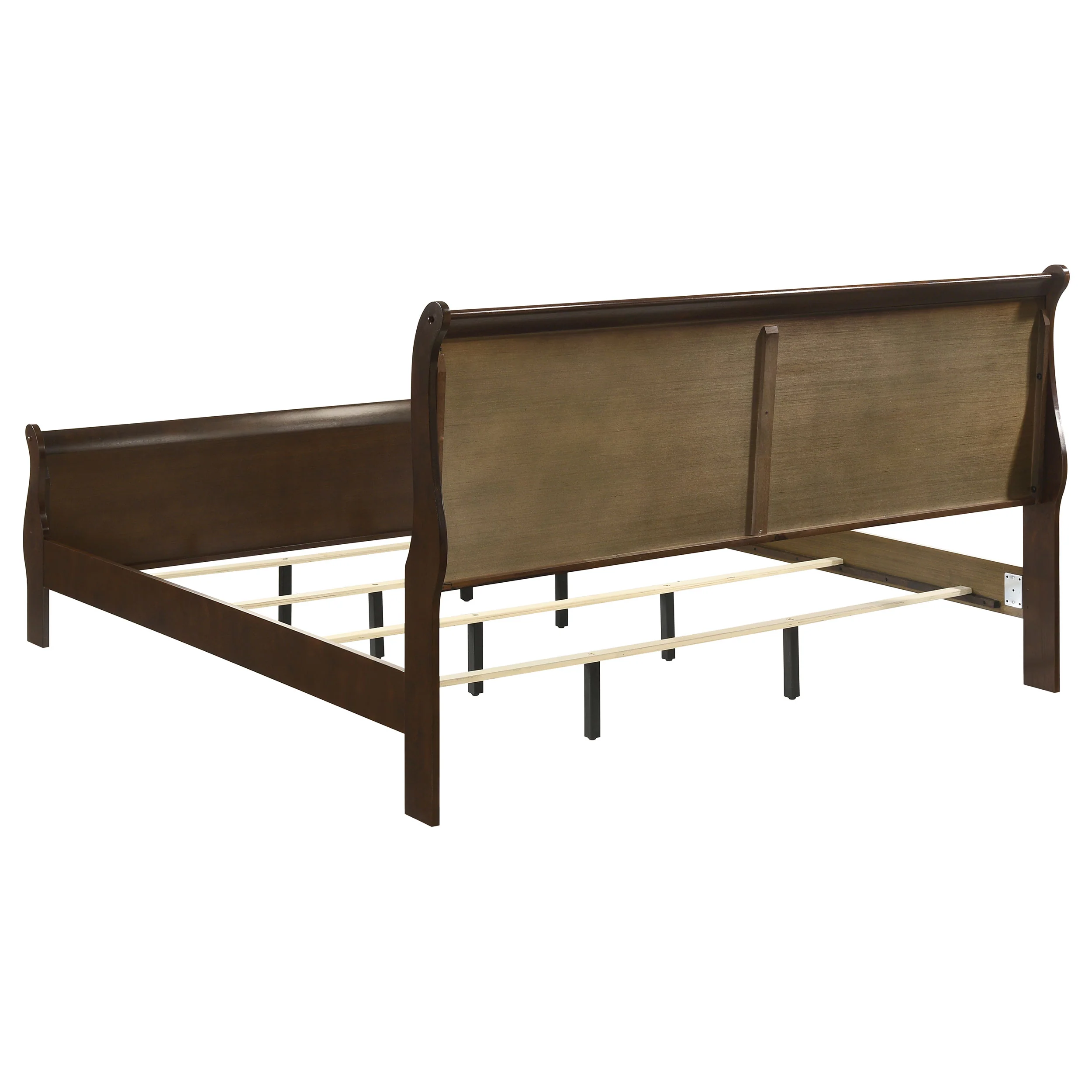 Louis Philippe Sleigh Panel Bed - Image 14