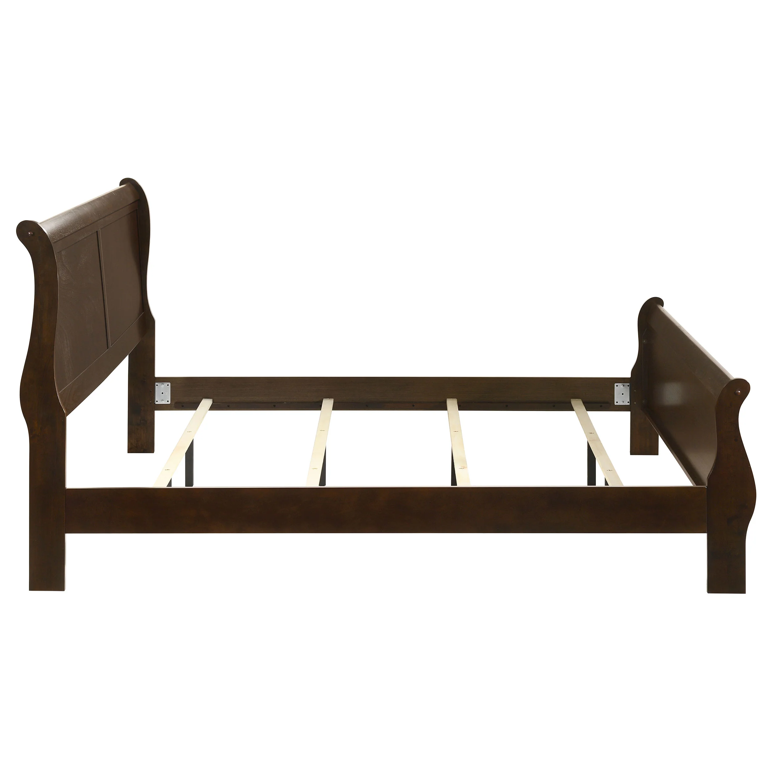 Louis Philippe Sleigh Panel Bed - Image 15