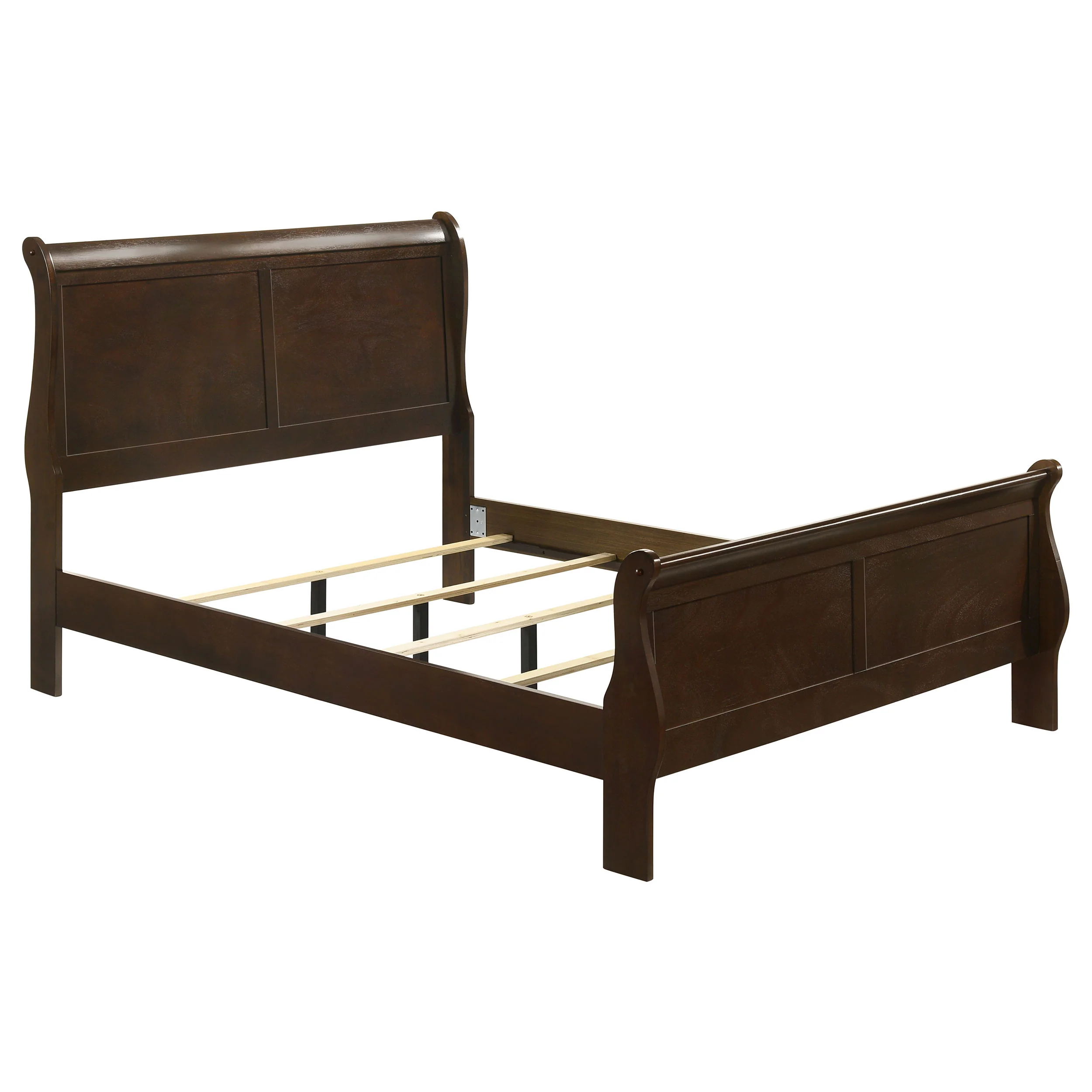 Louis Philippe Sleigh Panel Bed - Image 19