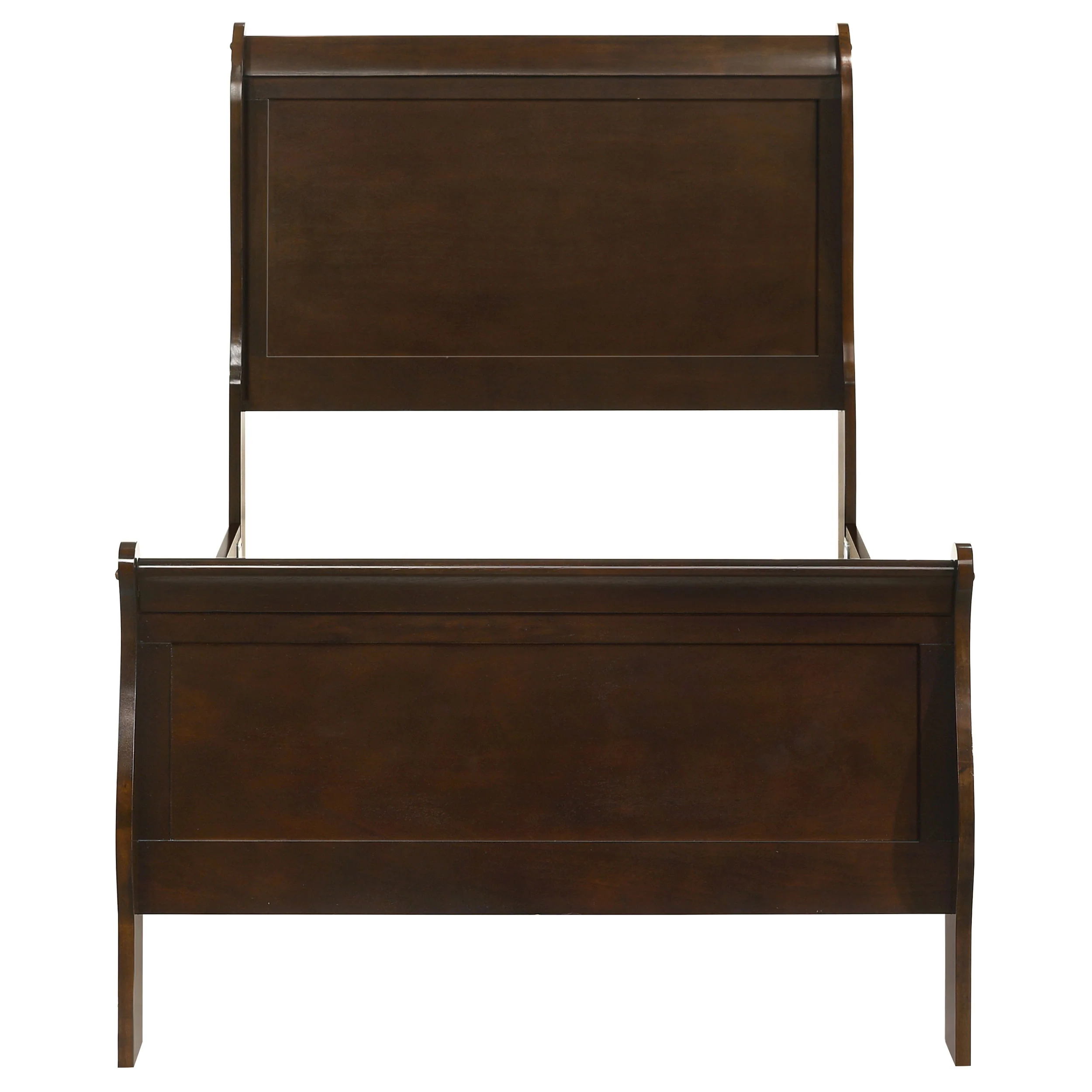 Louis Philippe Sleigh Panel Bed - Image 31