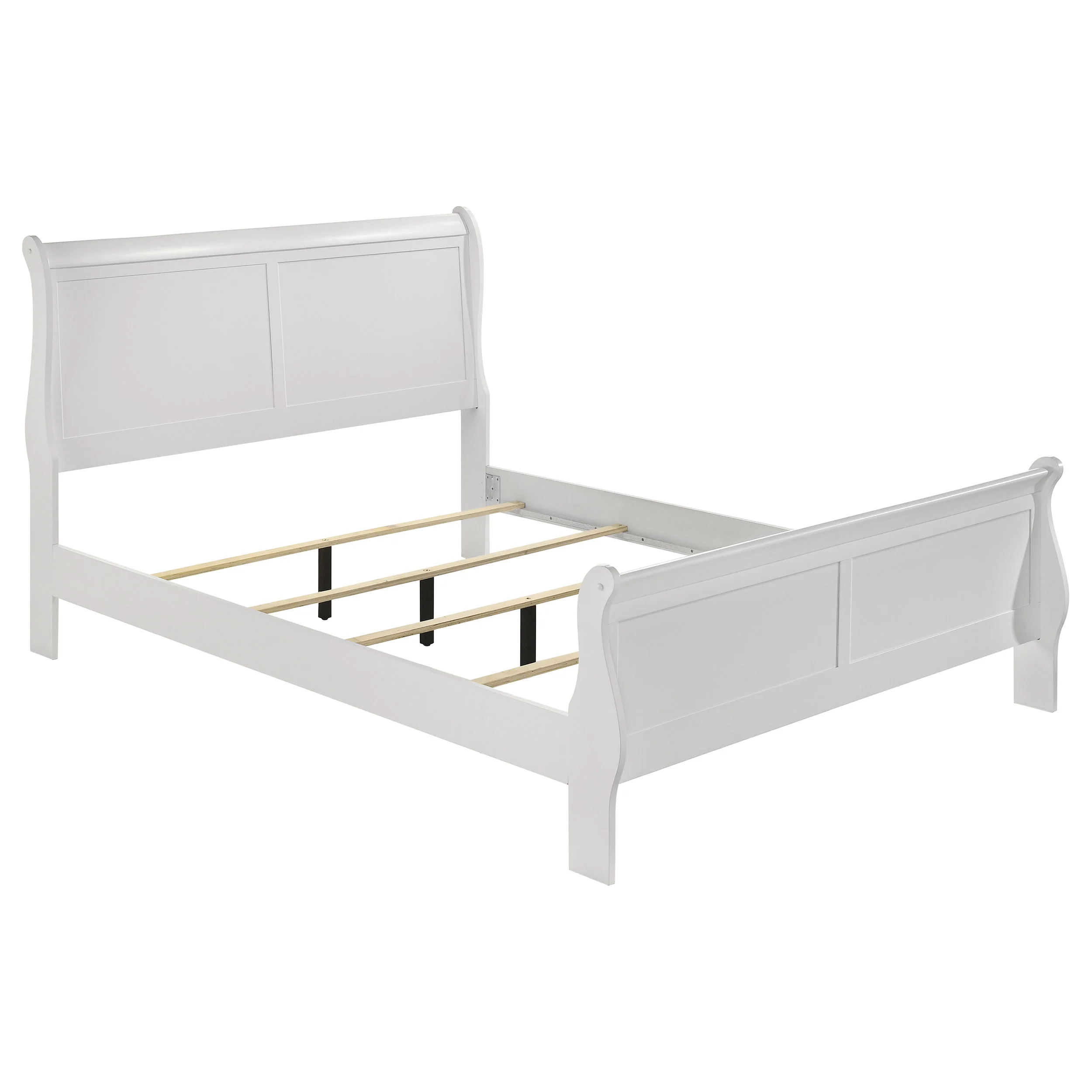 Louis Philippe Sleigh Panel Bed - Image 51