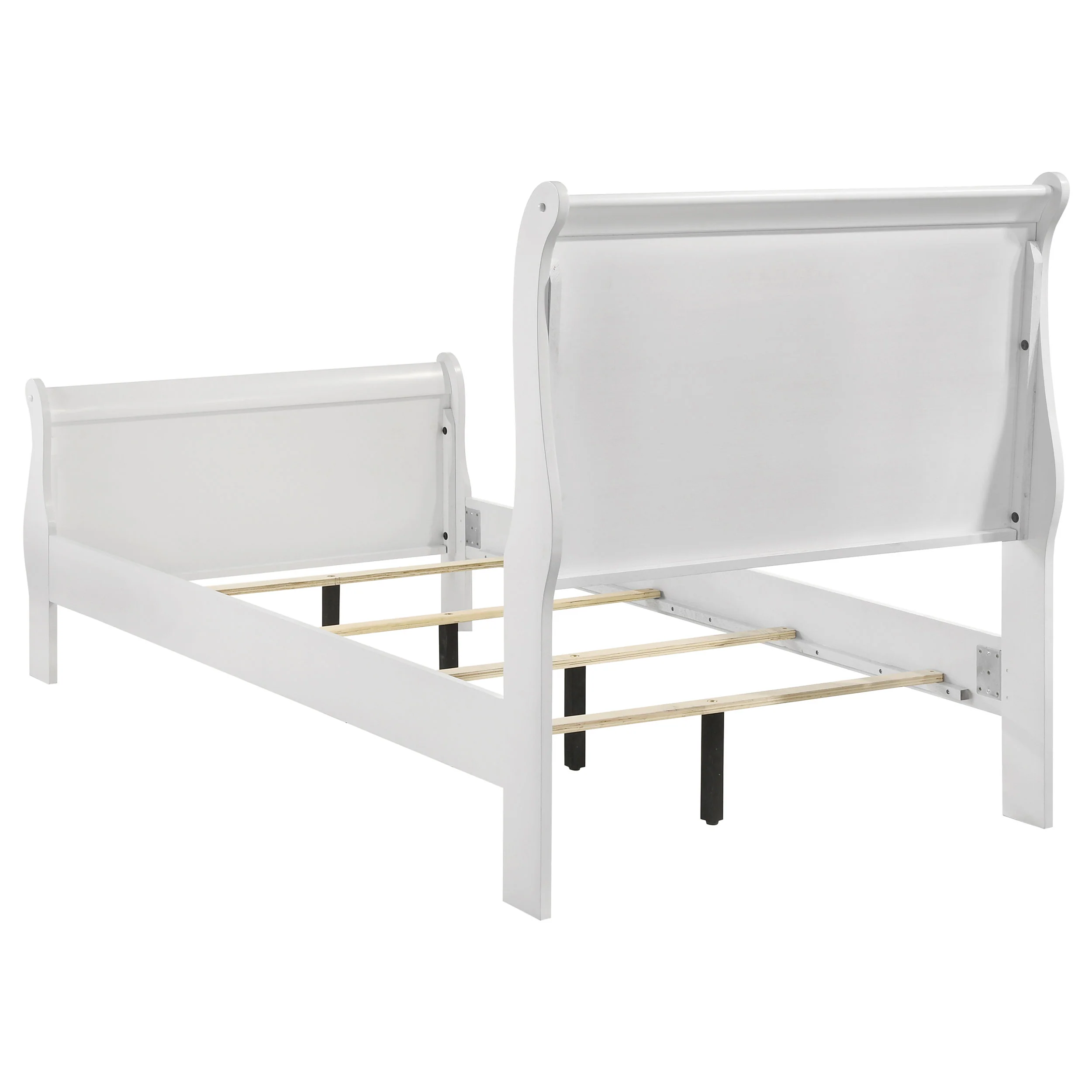 Louis Philippe Sleigh Panel Bed - Image 61