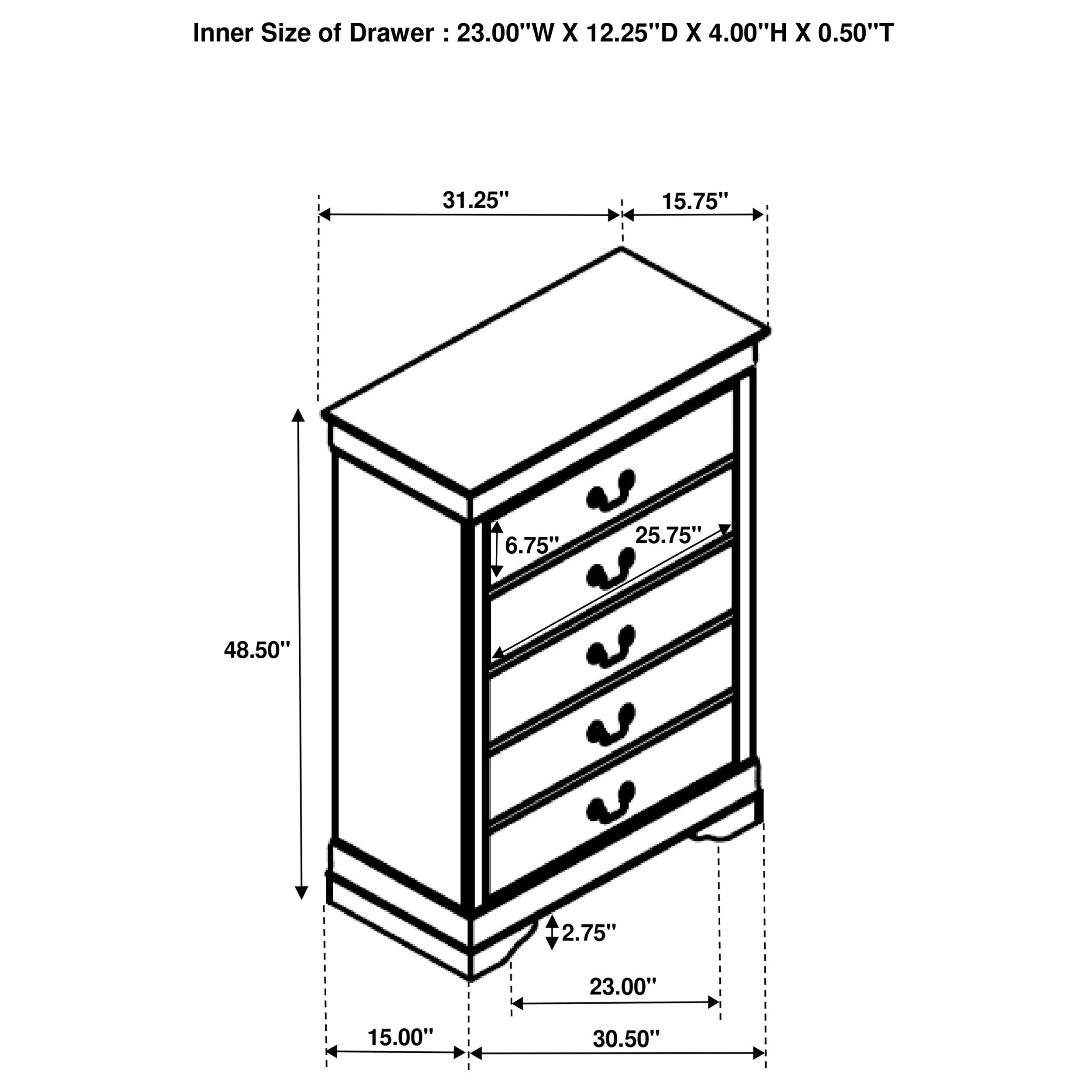 Louis Philippe Chest of Drawers - Image 24