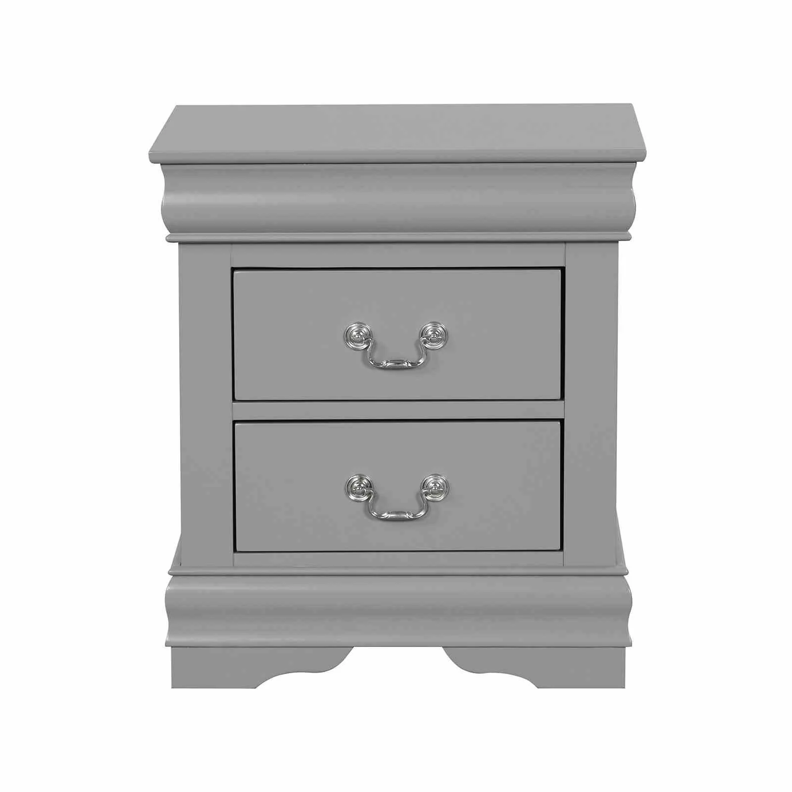 Louis Philippe Nightstand, Gray - Image 2