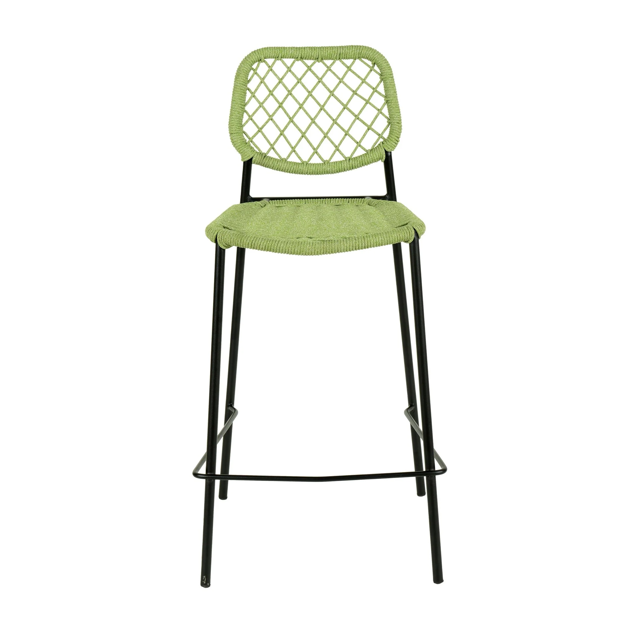 Lucy Green Dyed Cord Outdoor Counter Stool - Image 3