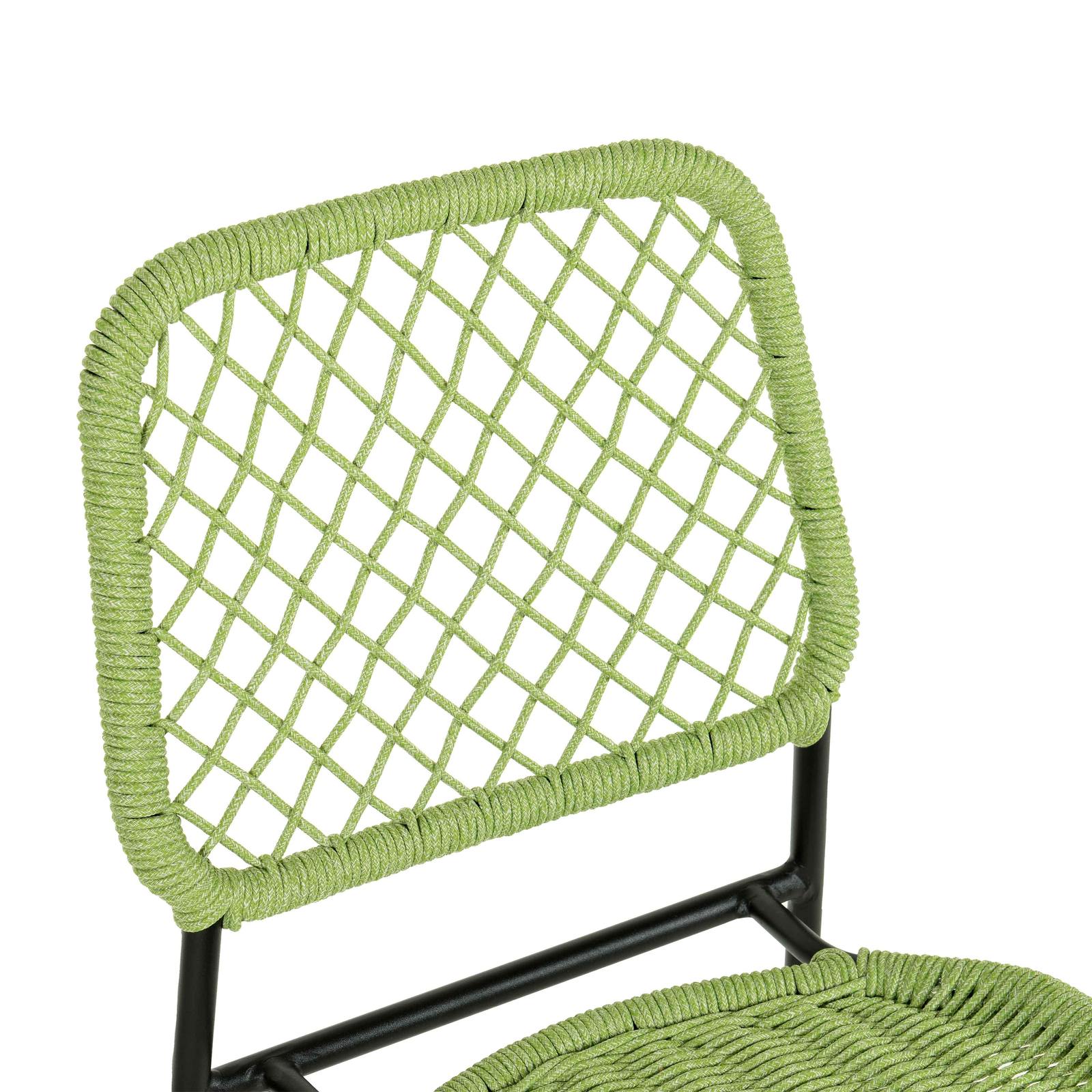 Lucy Green Dyed Cord Outdoor Counter Stool - Image 5