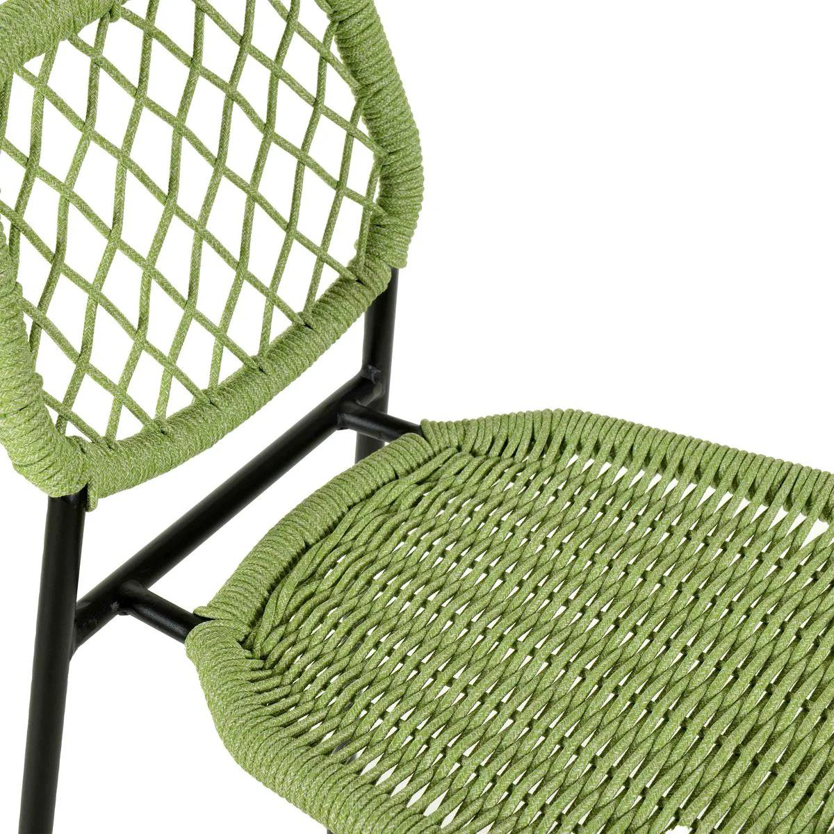Lucy Green Dyed Cord Outdoor Counter Stool - Image 6