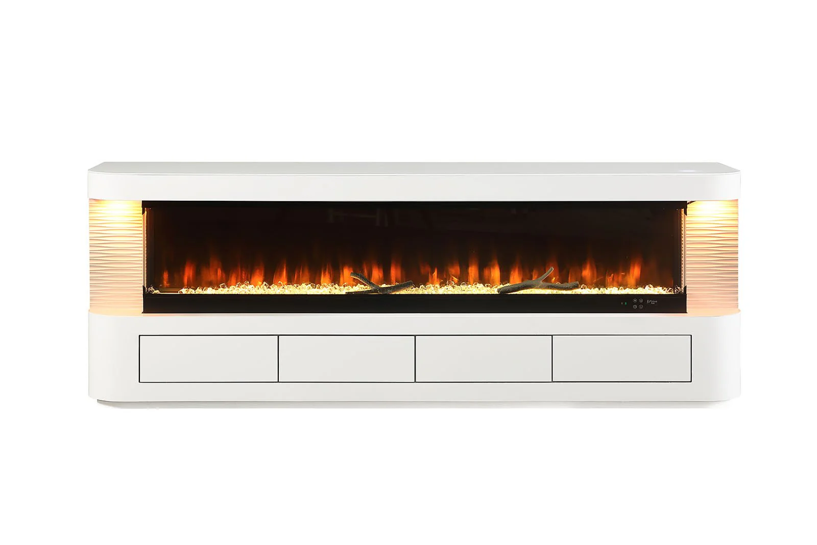 Luken 71" TV Stand w/ Electric Fireplace - Image 6
