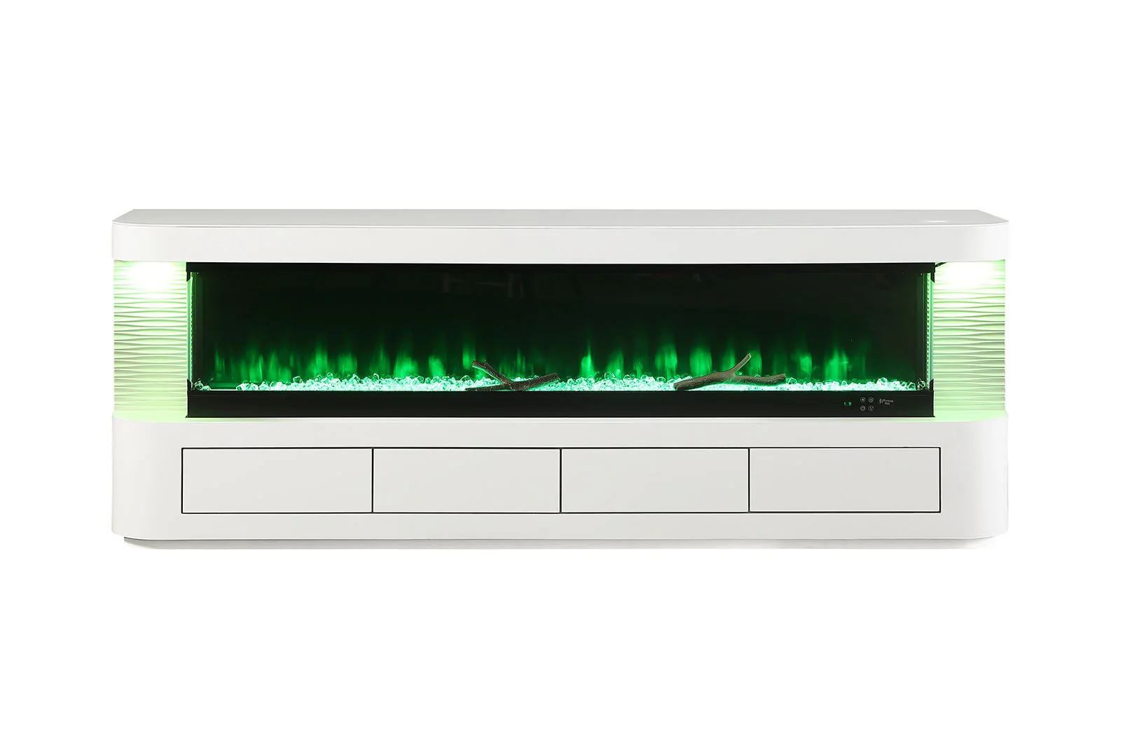 Luken 71" TV Stand w/ Electric Fireplace - Image 7