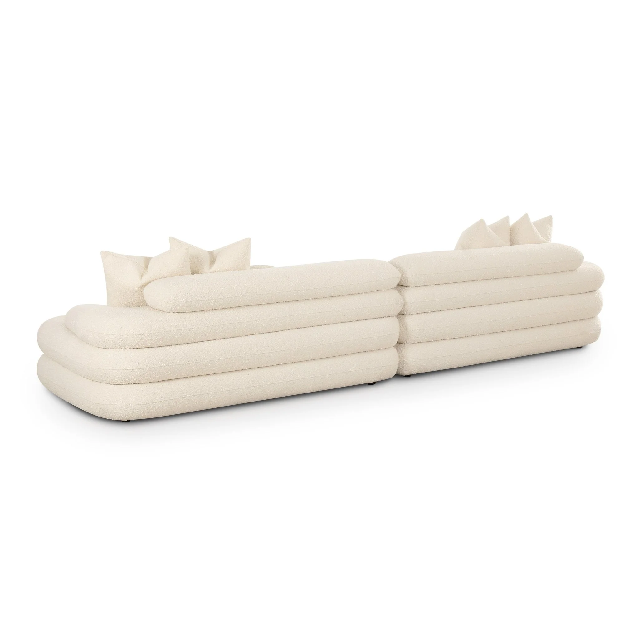 Lulu Cream Boucle Modular Sofa - Image 4