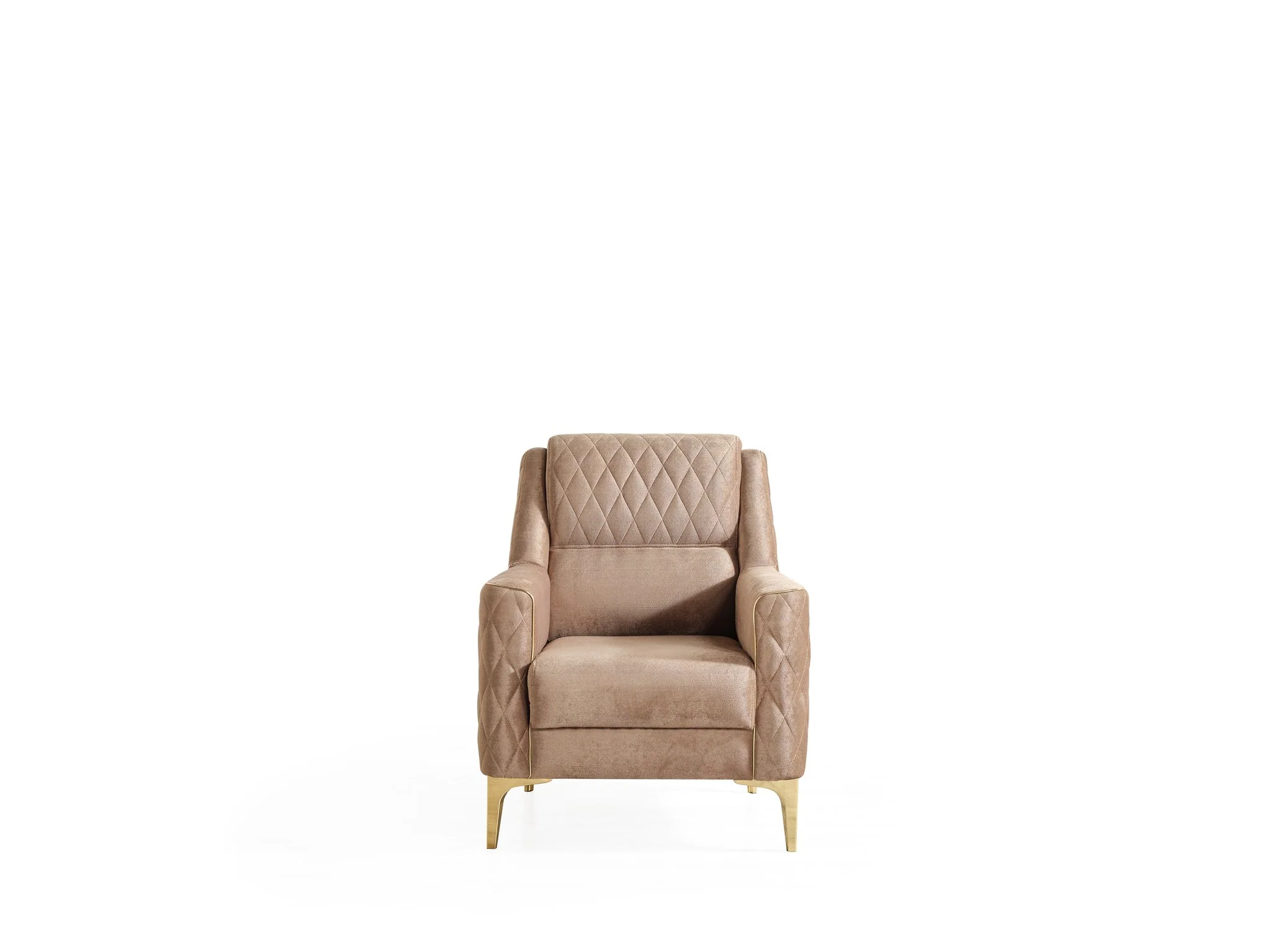 Luna 3 Pc Living Room set Copper - Image 11