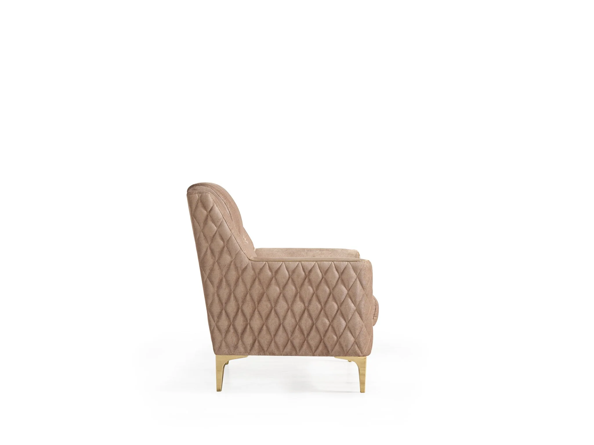 Luna 3 Pc Living Room set Copper - Image 13