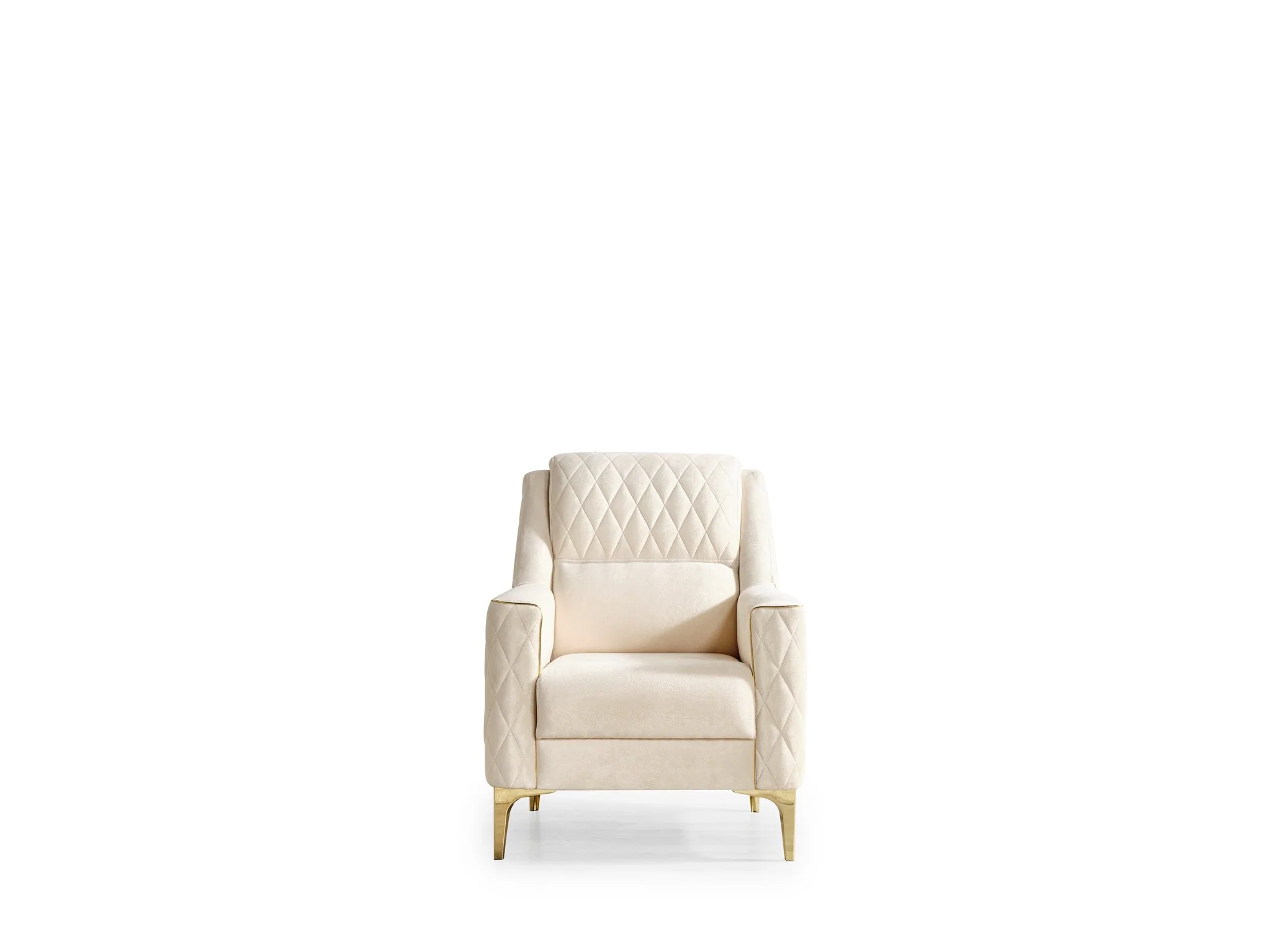 Luna 3 Pc Living Room set Ivory - Image 10