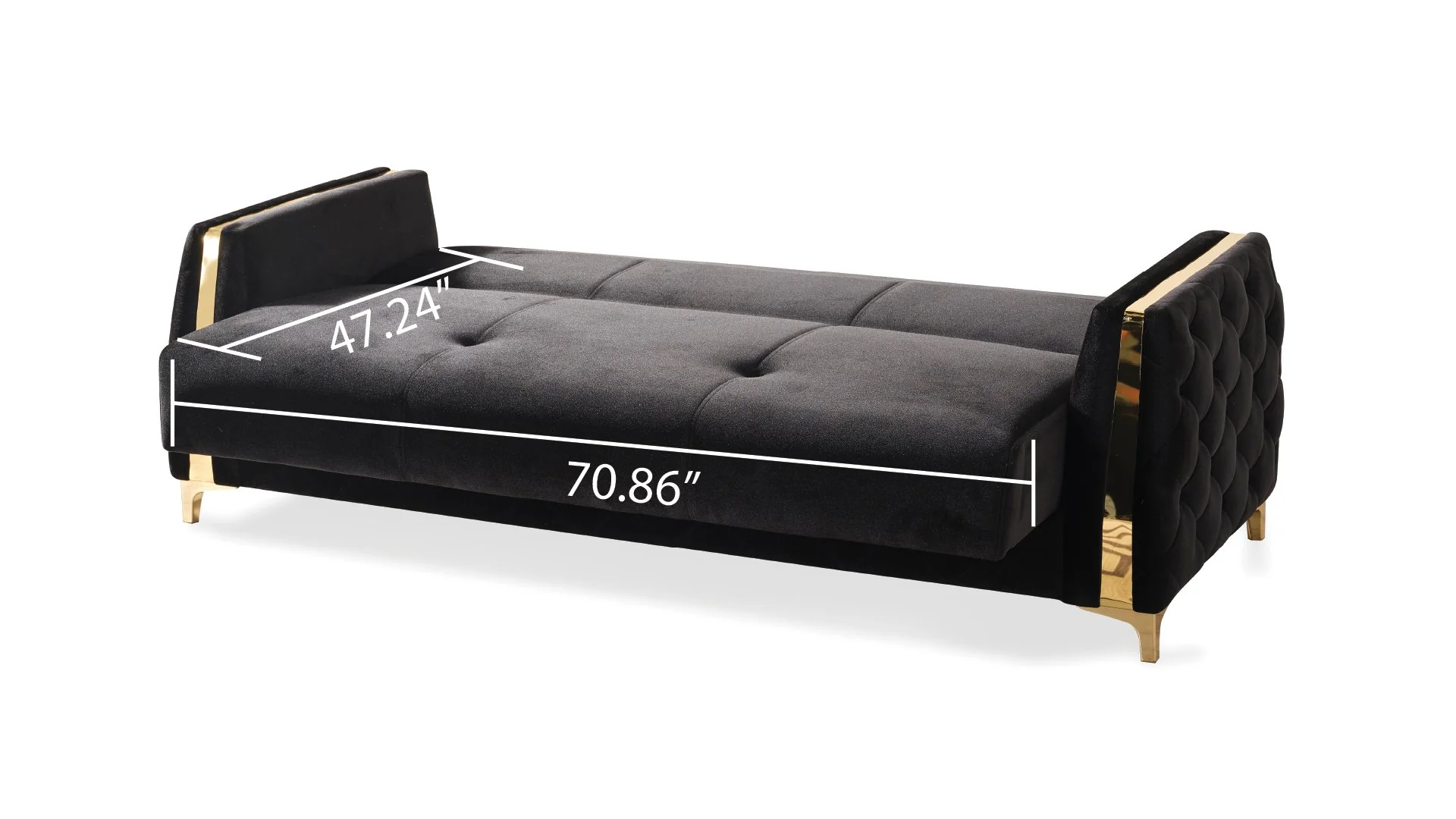 Lust 2PC Living Room Set Black - Image 11