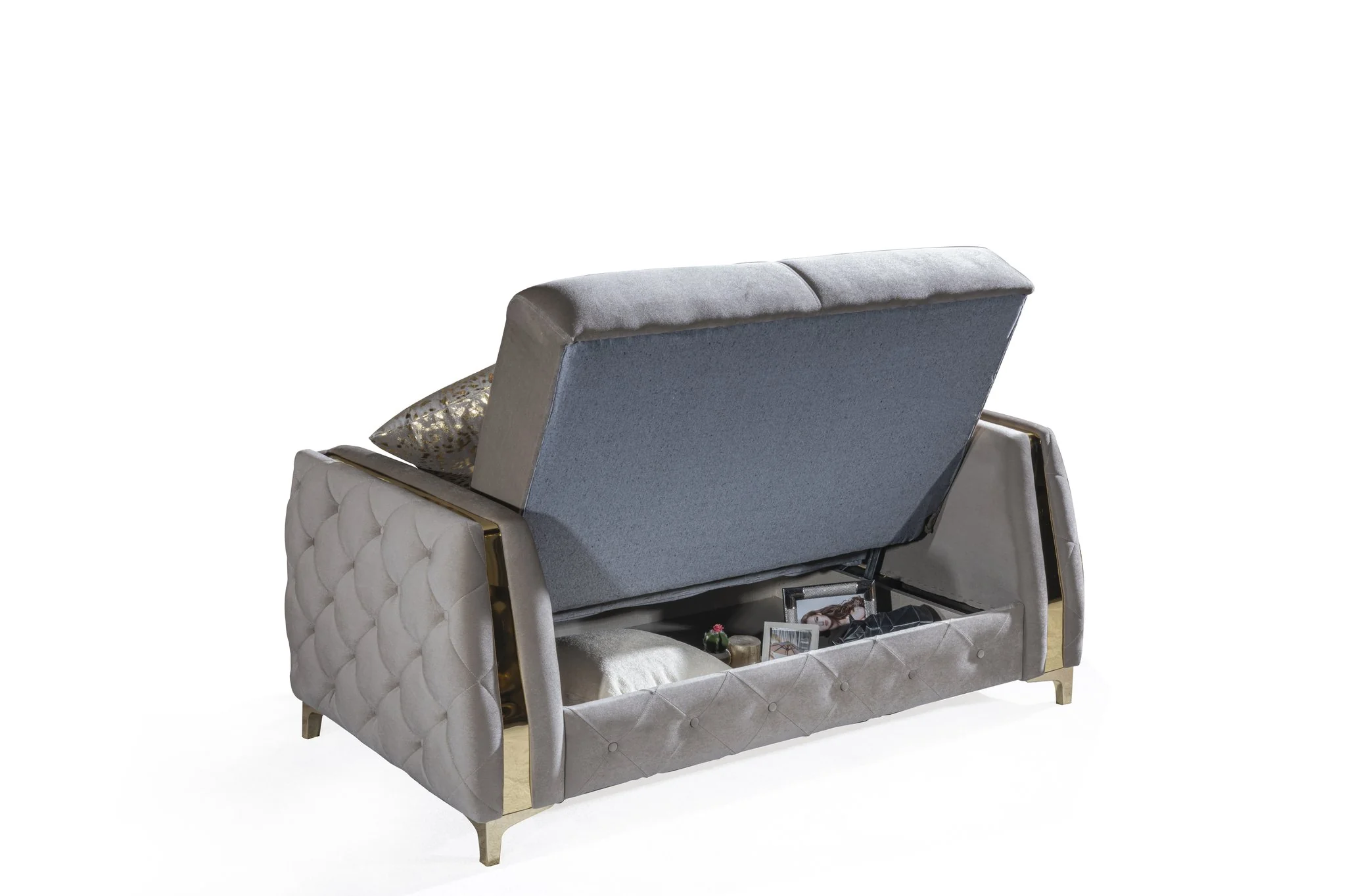 Lust 2PC Living Room Set Taupe - Image 9
