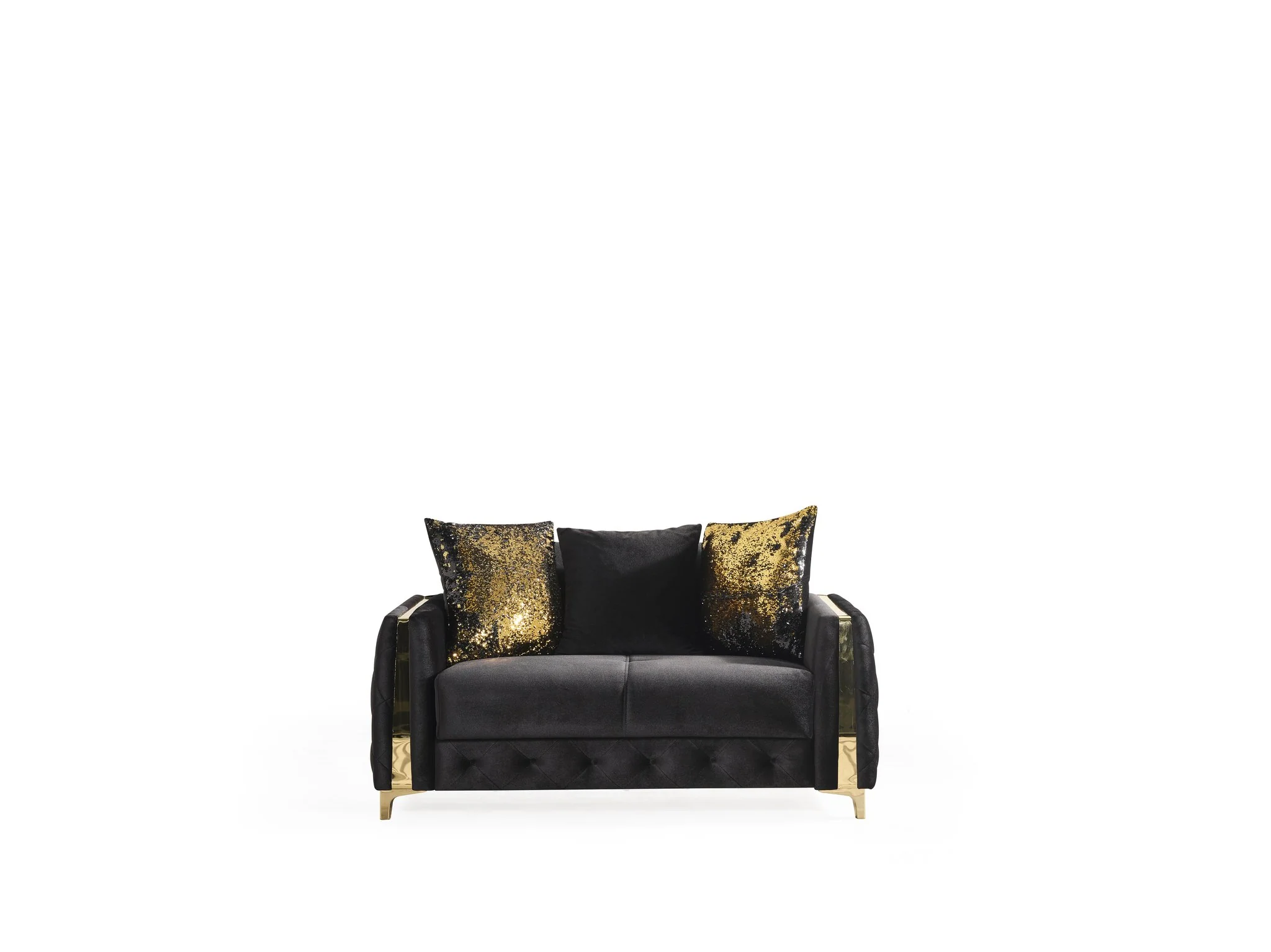 Lust 3 Pc Living Room set Black - Image 7