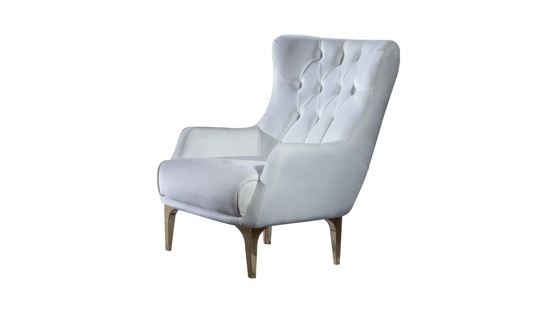 Lust 3 Pc Living Room set Off White - Image 13