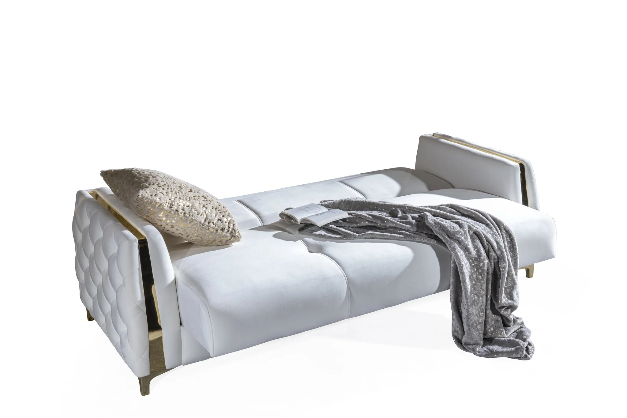 Lust 3 Pc Living Room set Off White - Image 6