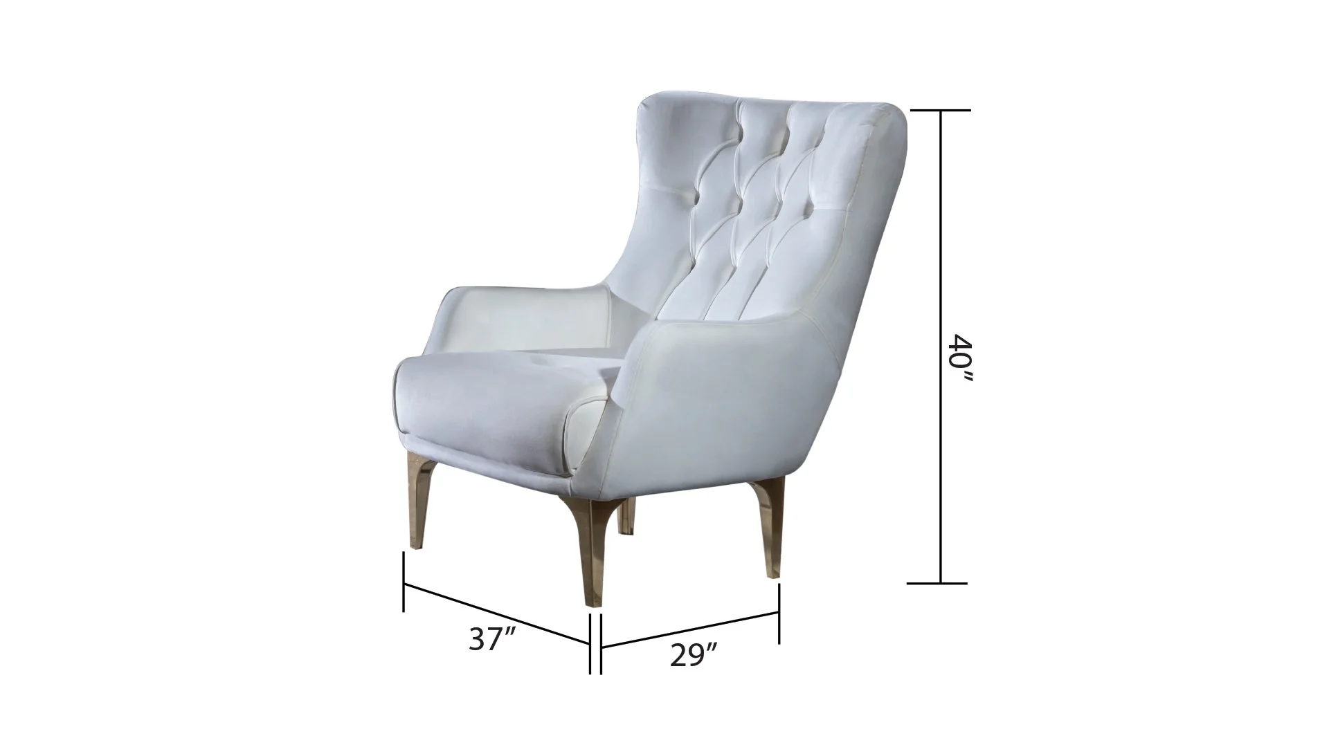 Lust Chair Off White - Image 2