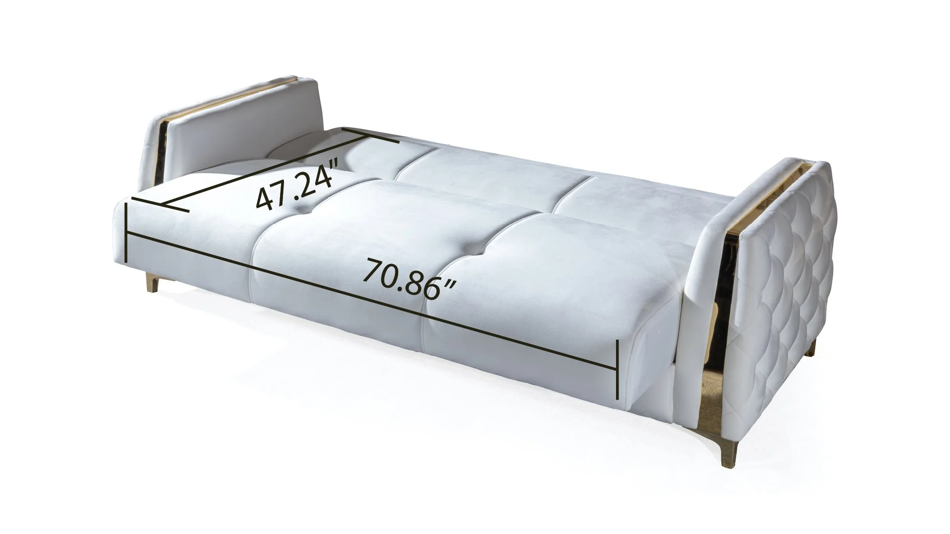 Lust Loveseat Off White - Image 3