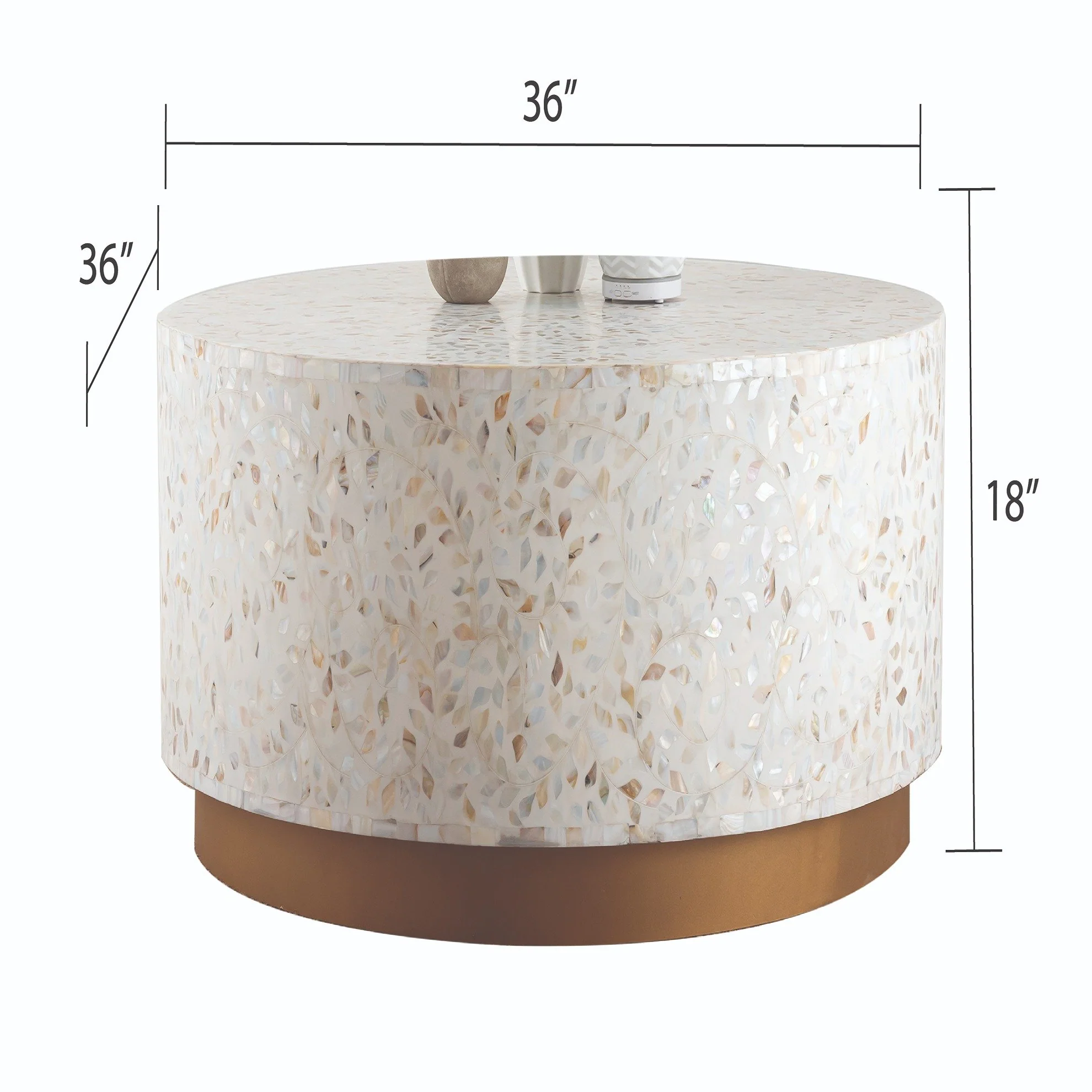 Luxe Coffee Table Ivory - Image 3