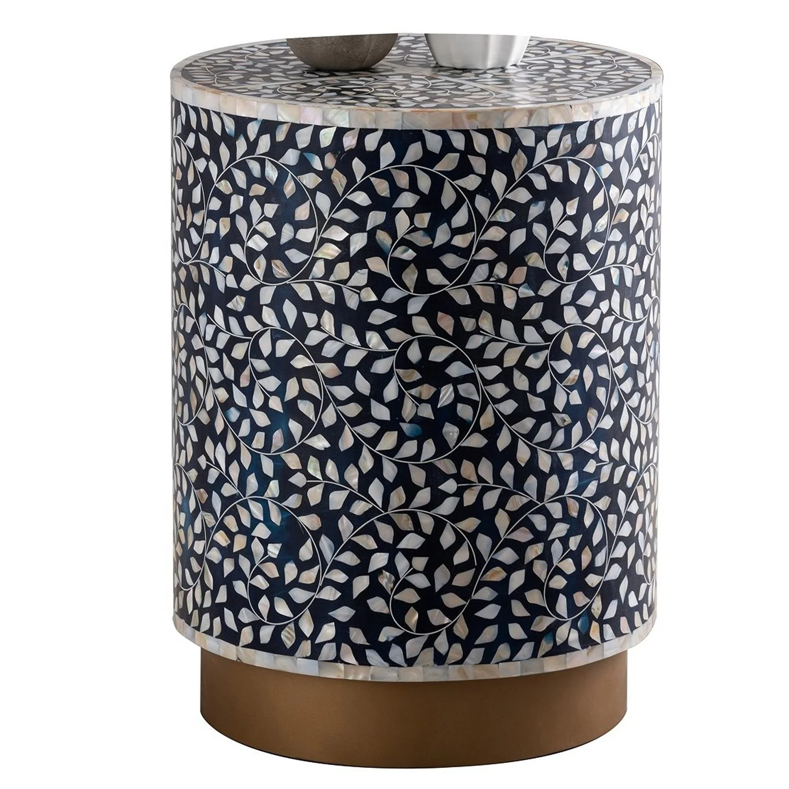 Luxe End Tablel Blue - Image 3