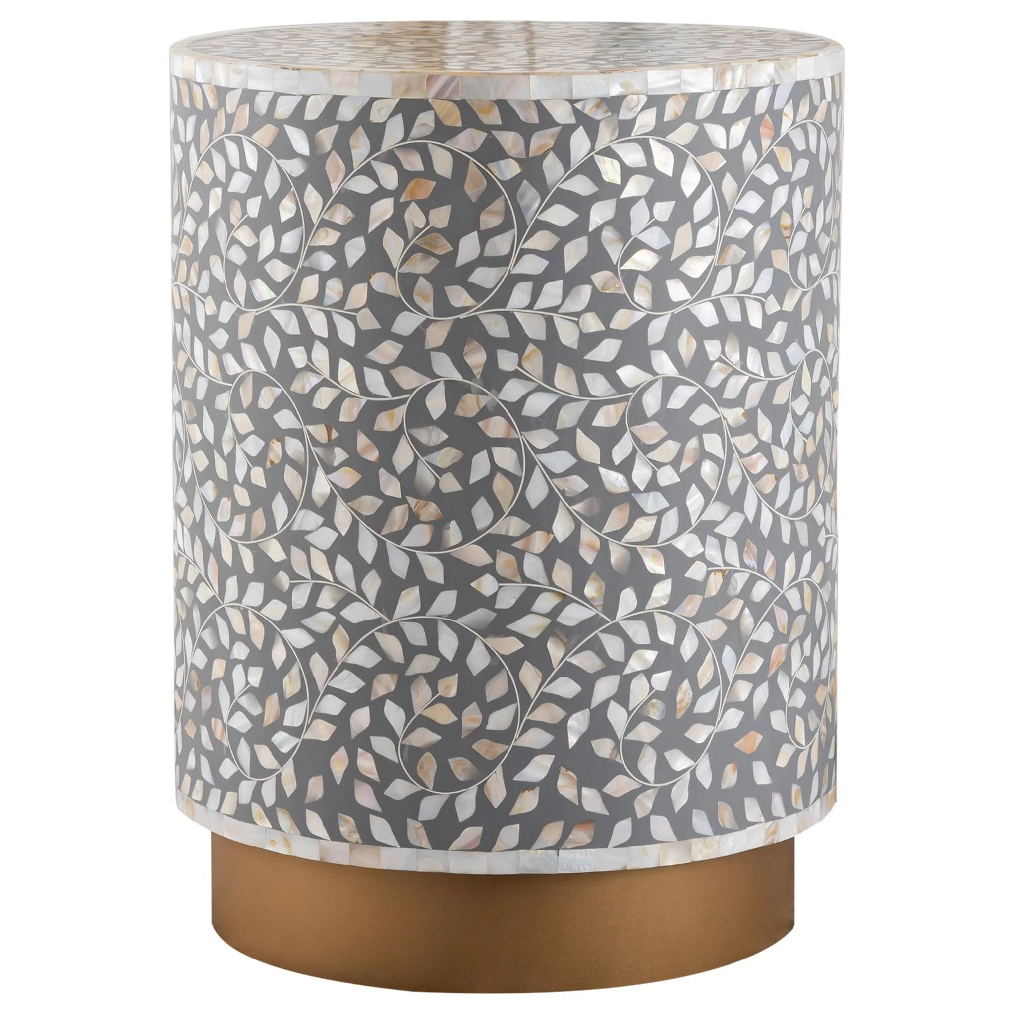 Luxe End Tablel Gray - Image 2