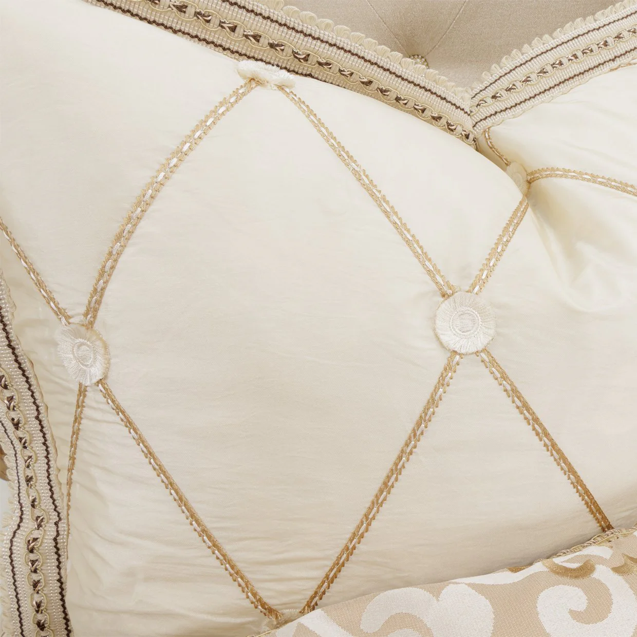Luxembourg 13-Piece King Comforter Set - Crème - Image 13